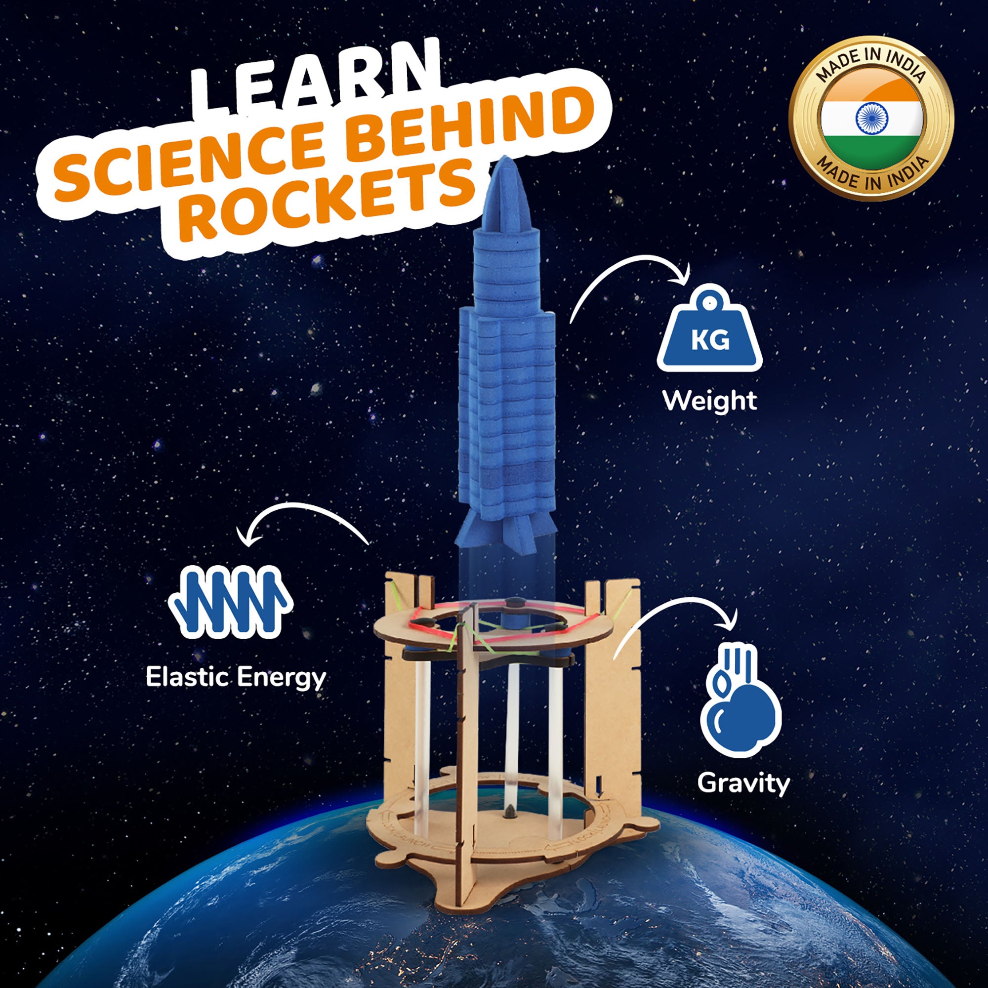 Smartivity Chandrayaan Space Rocket Launcher Science Kit