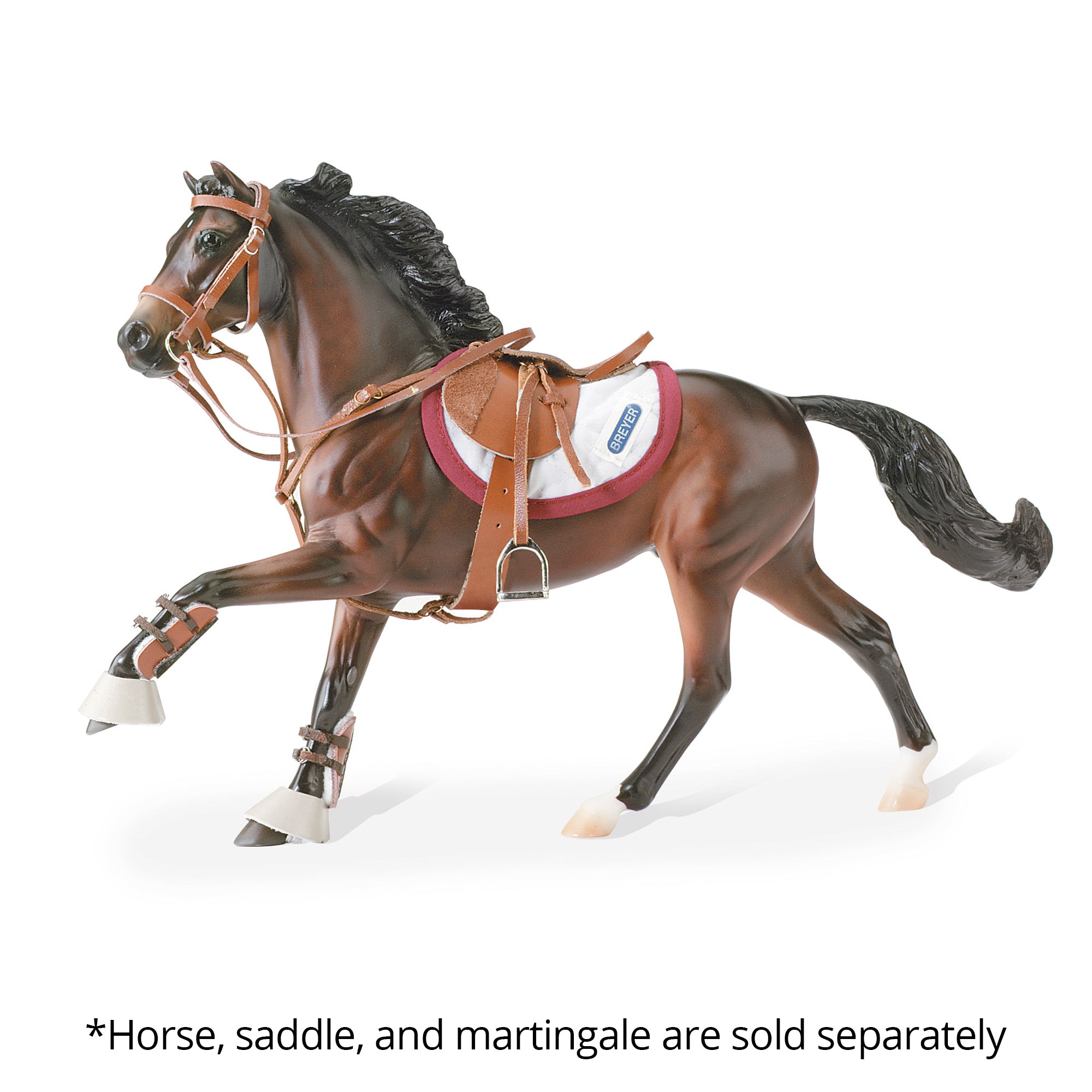 Breyer Traditional Series Hunter/Jumper Bridle - Authentic Snaffle Design - Image 2