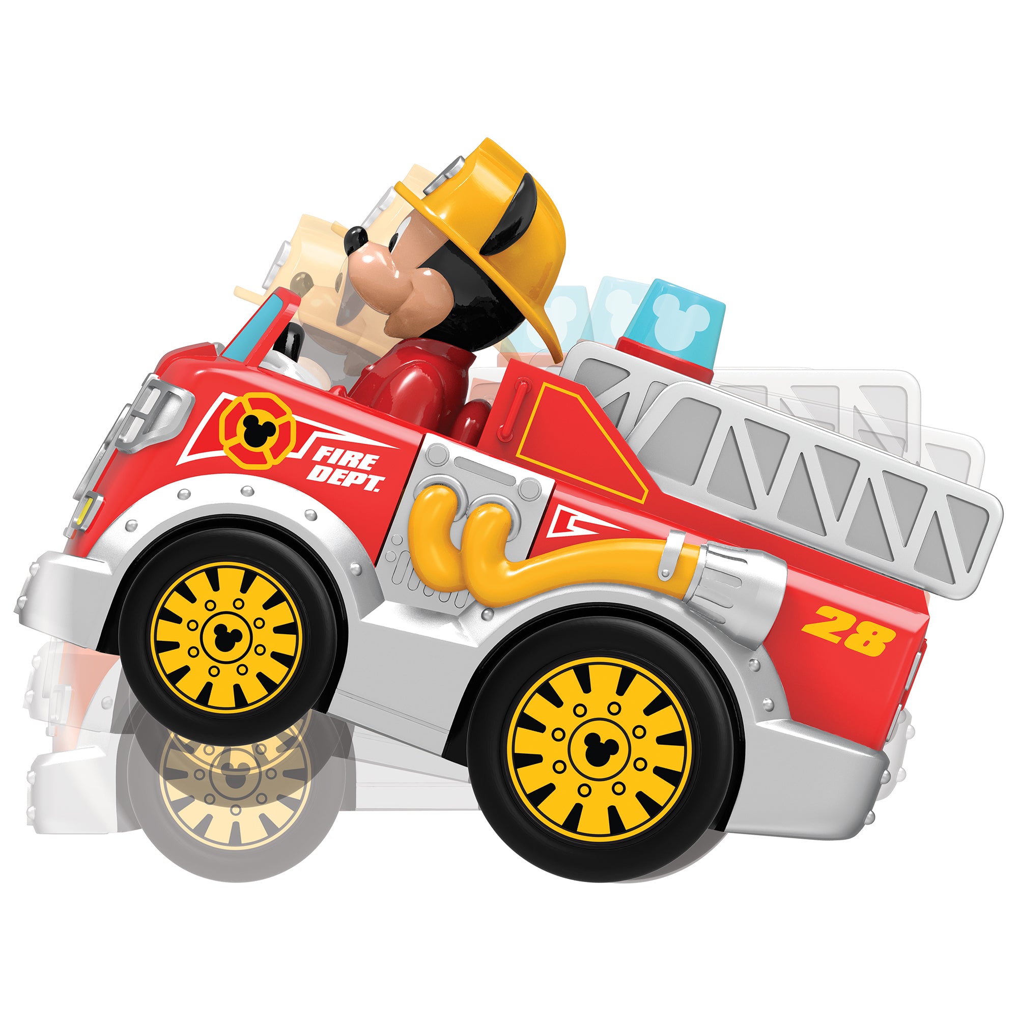 Disney Junior RC Mickey's Fire Truck - 2.4GHz Full-Function Remote Control Vehicle - Image 4
