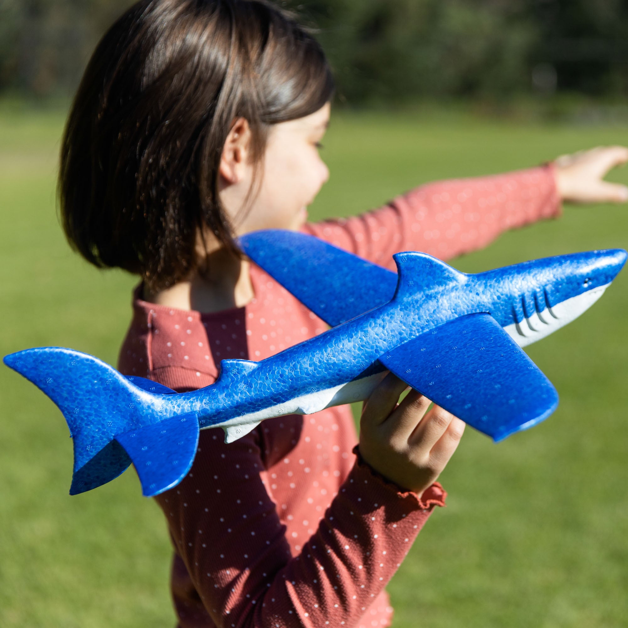 Tiger: 18" Shark Glider Foam Flying Toy ?C Soar the Skies! - Image 5