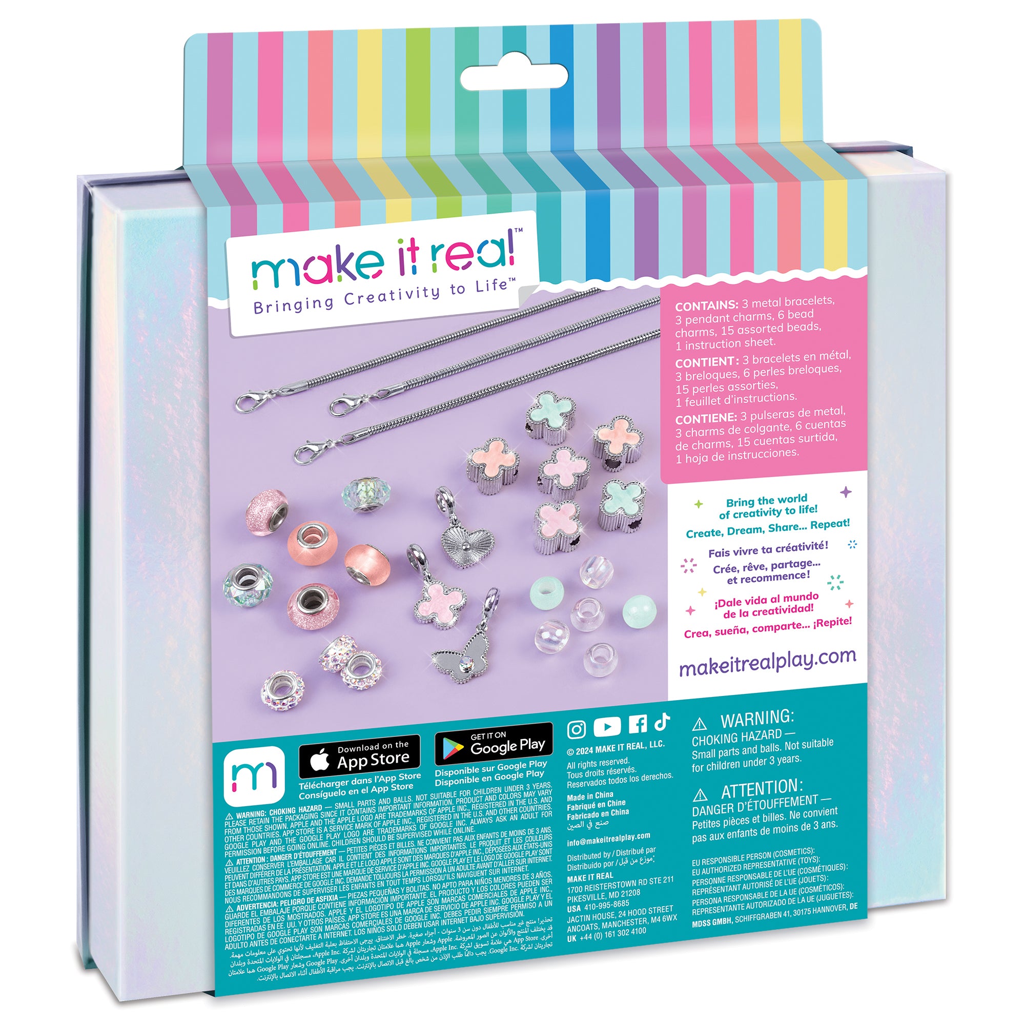 MIR Clover Collection Tween Jewelry Kit - Create Charming Bracelets