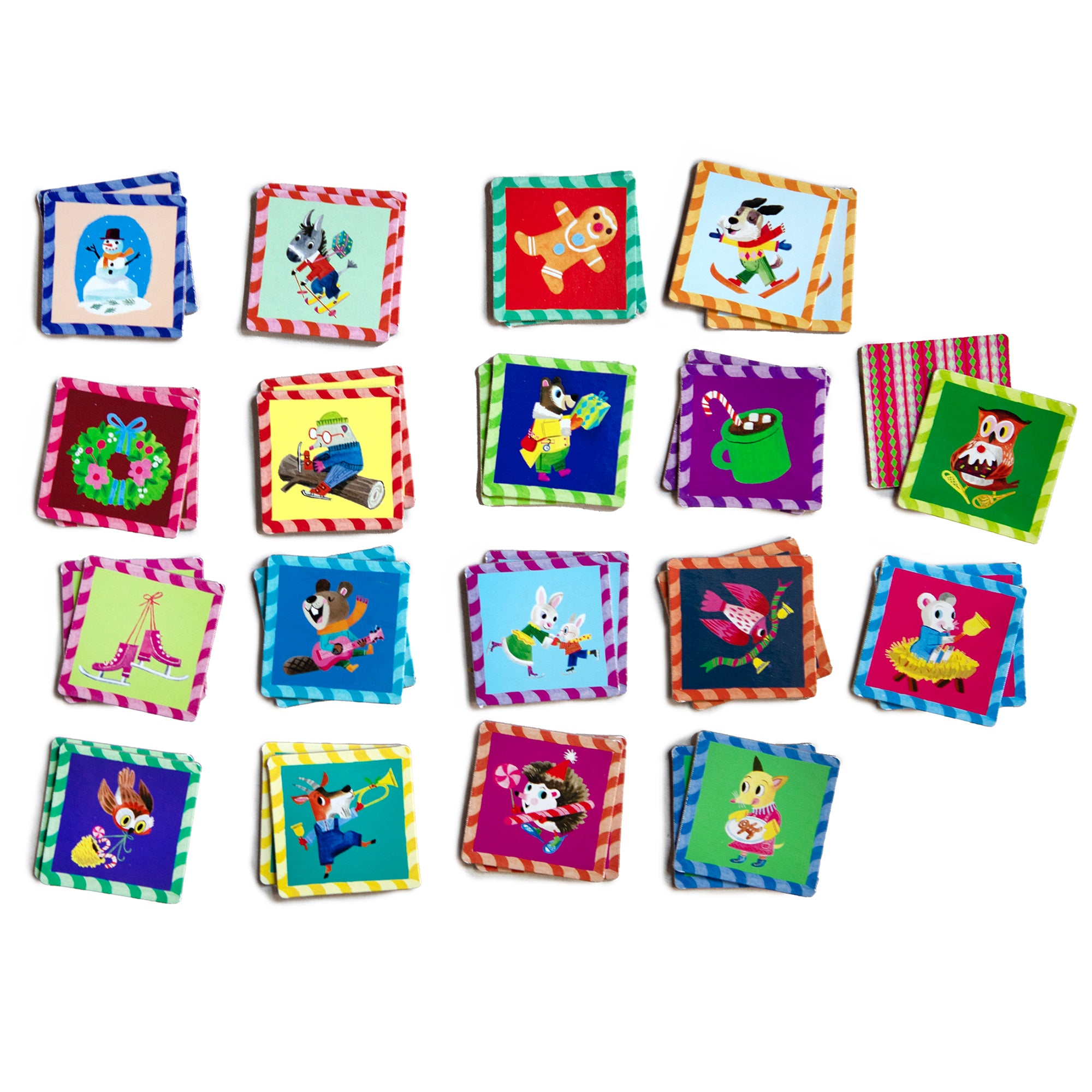 eeBoo Woodland Holiday Memory & Matching Game - Image 3