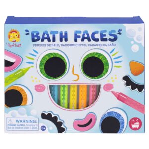 Tiger Tribe Foam Sticky Bath Faces ?C Creative Bath Time Fun