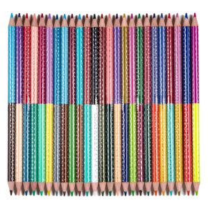 eeBoo Rainbow Collection Double-Sided 25pc Colored Pencils Set