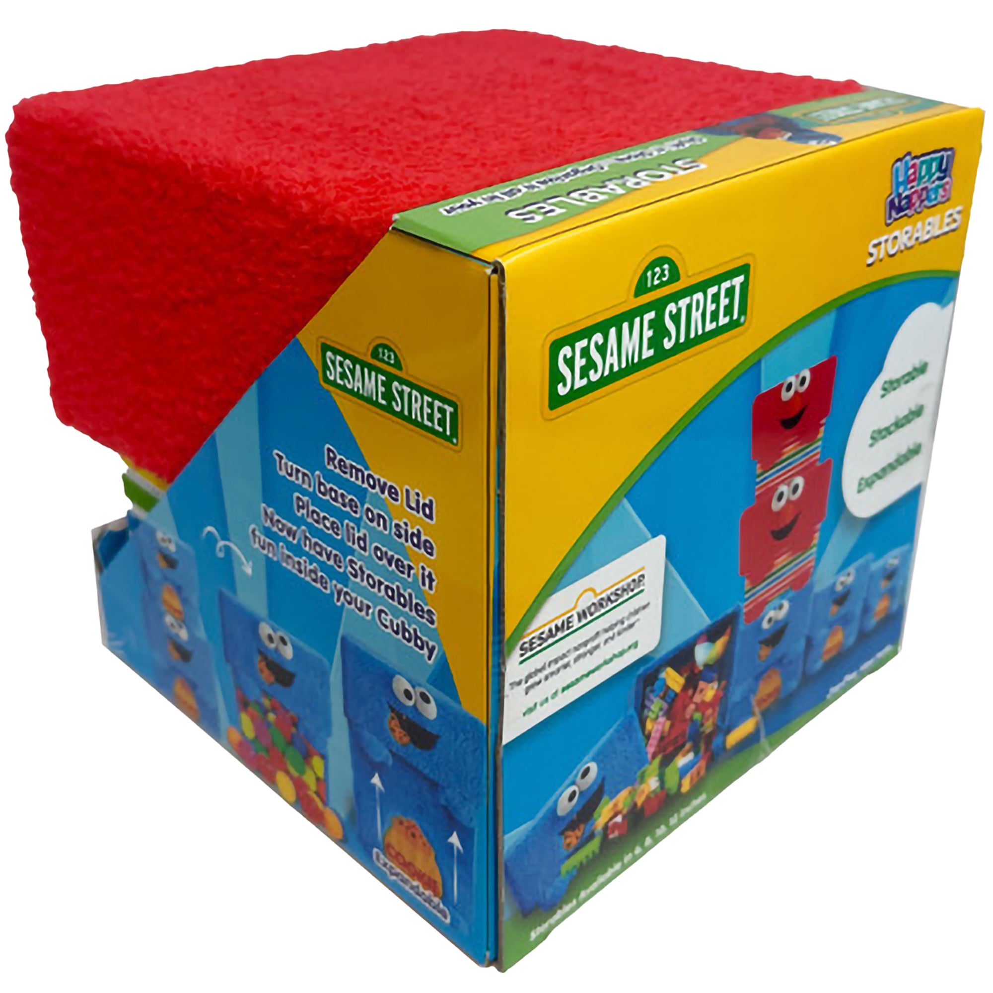 Sesame Street Storable Elmo 12" Storage Cube - Image 4