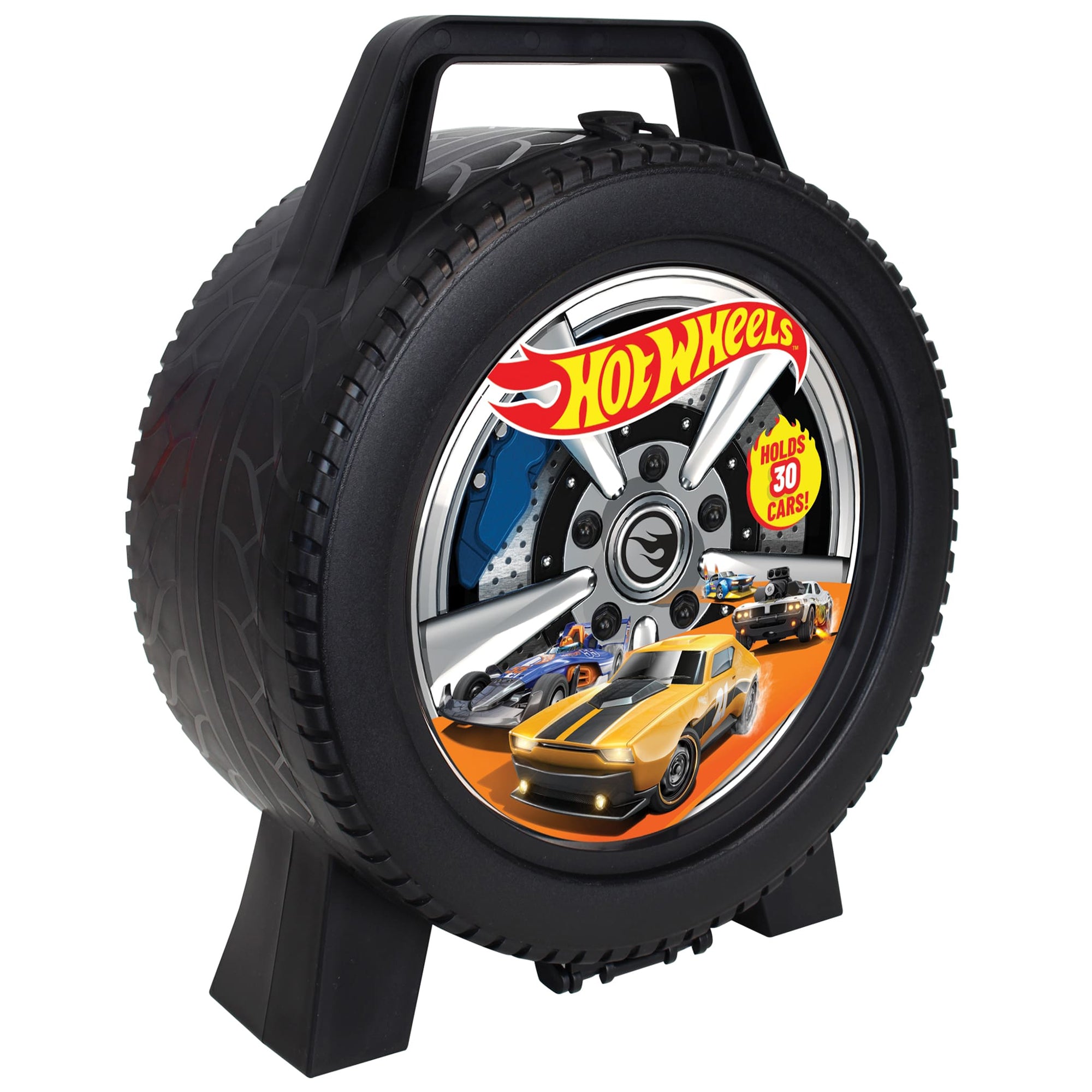 Mattel Hot Wheels 30-Car Portable Storage Case ?C Wheel-Shaped 1:64 Scale Organizer - Image 3