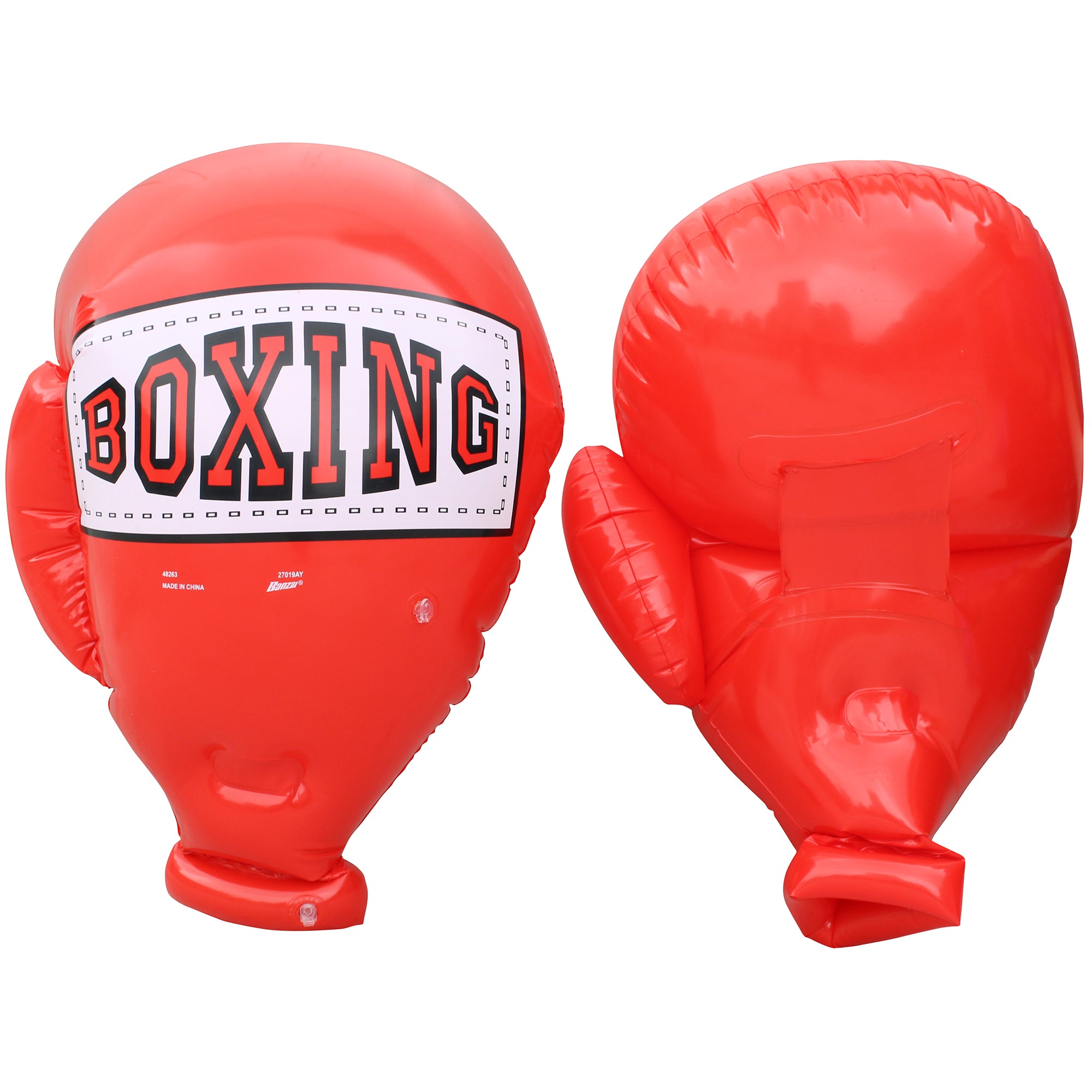 Banzai Kids Mega-Sized Inflatable Boxing Gloves, Red/Blue Assortment - Image 5