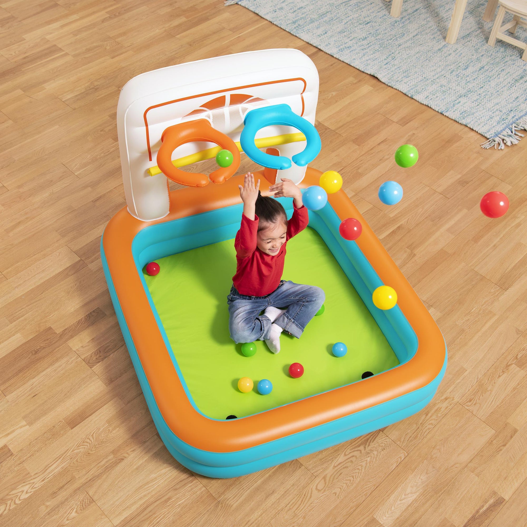 Bestway Kick 'N Swish Inflatable 3-in-1 Sports Center for Kids - Image 5