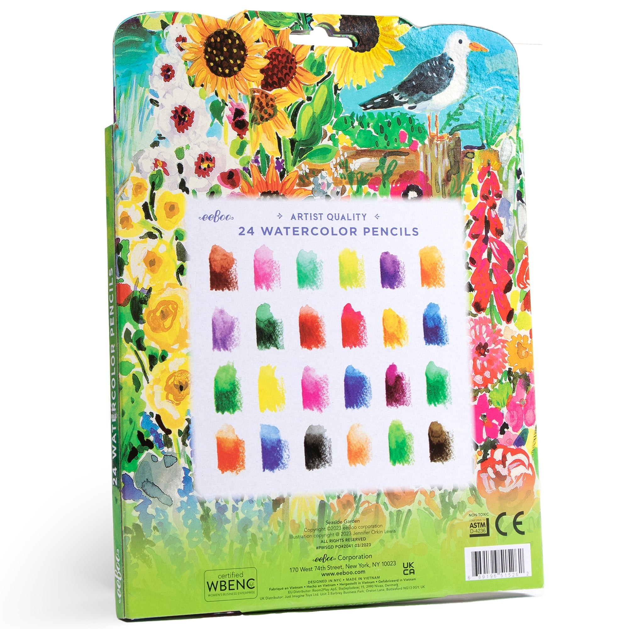 Seaside Garden Watercolor Pencils Premium Set - 24 Colors - Image 2