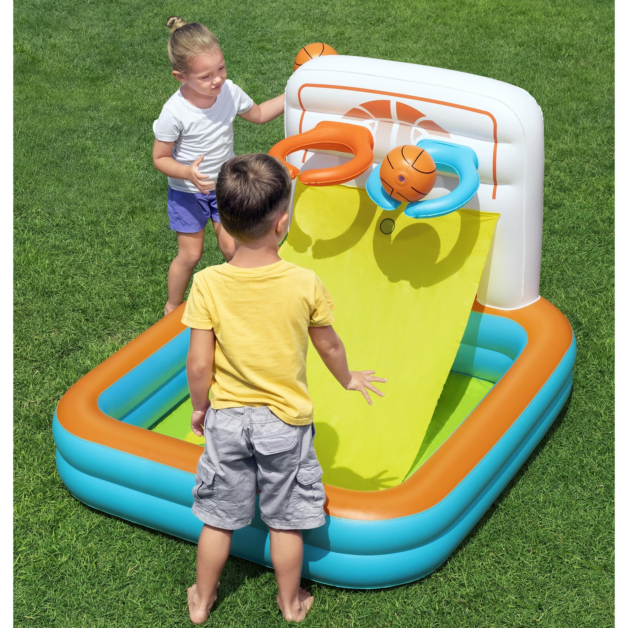Bestway Kick 'N Swish Inflatable 3-in-1 Sports Center for Kids - Image 4