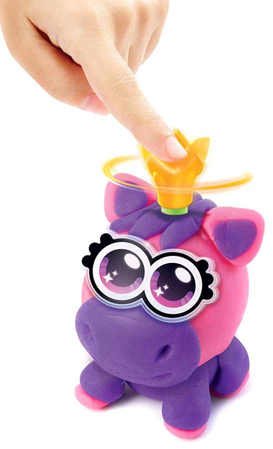 Canal Toys Power Dough Unicorns Magic Interactive Playset - Pink/Purple - Image 2