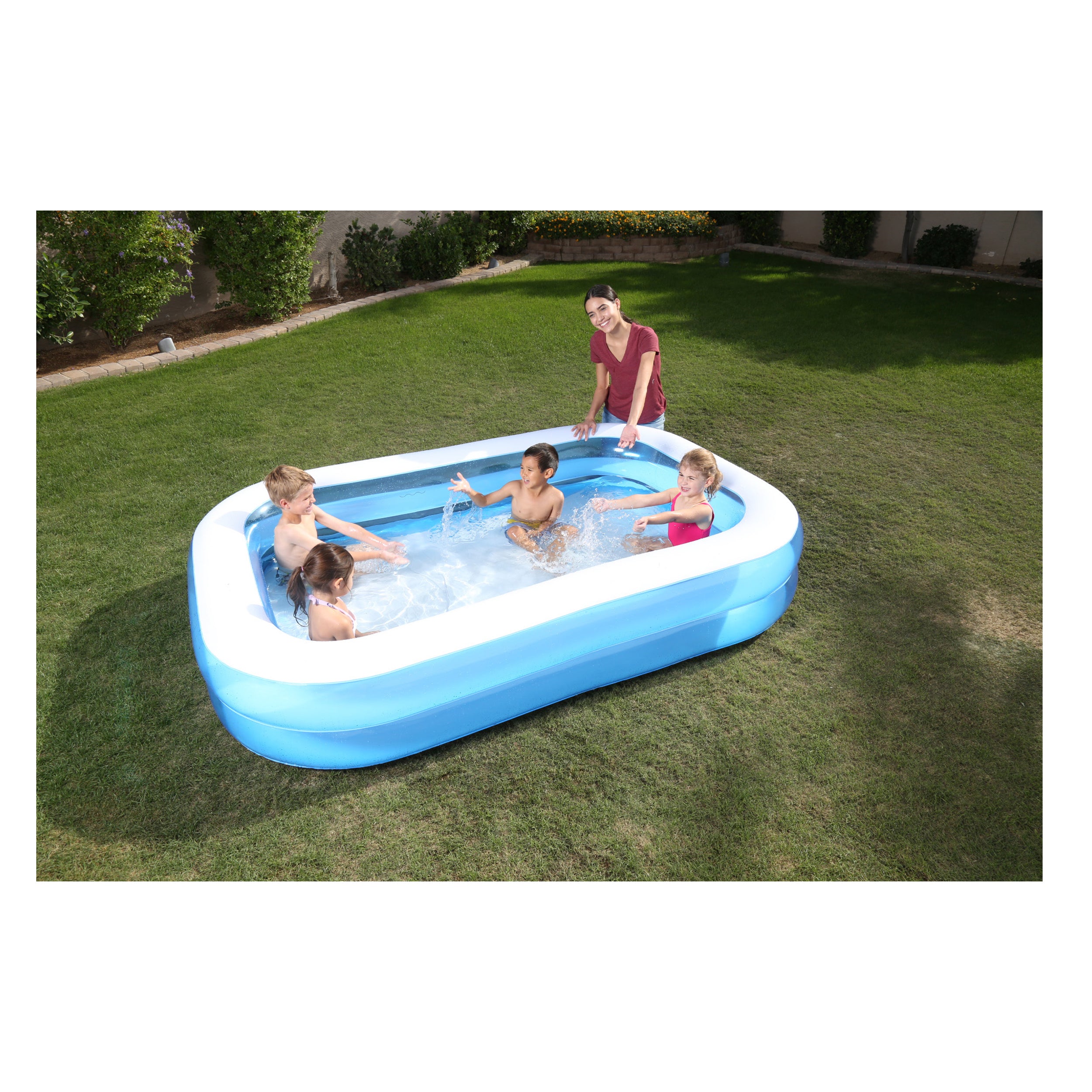 Bestway H2OGO! Splash & Play Inflatable Family Pool, Blue - Image 4