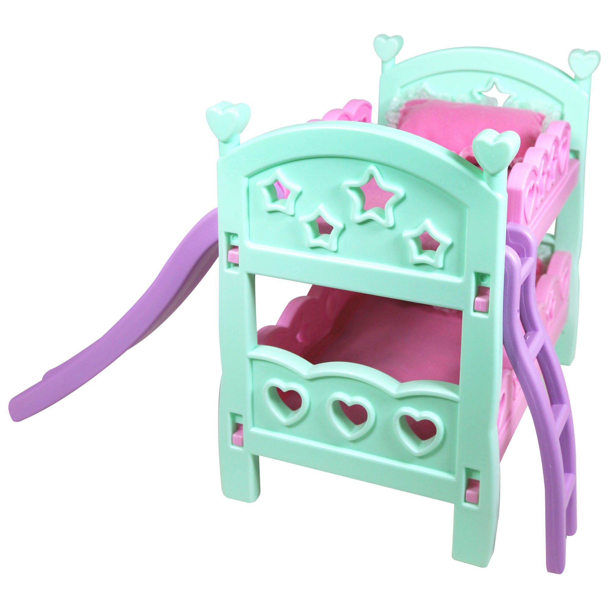 Charming Tots 12" Baby Doll Playset with Bunk Bed and High Chair - Multicolor - Image 4
