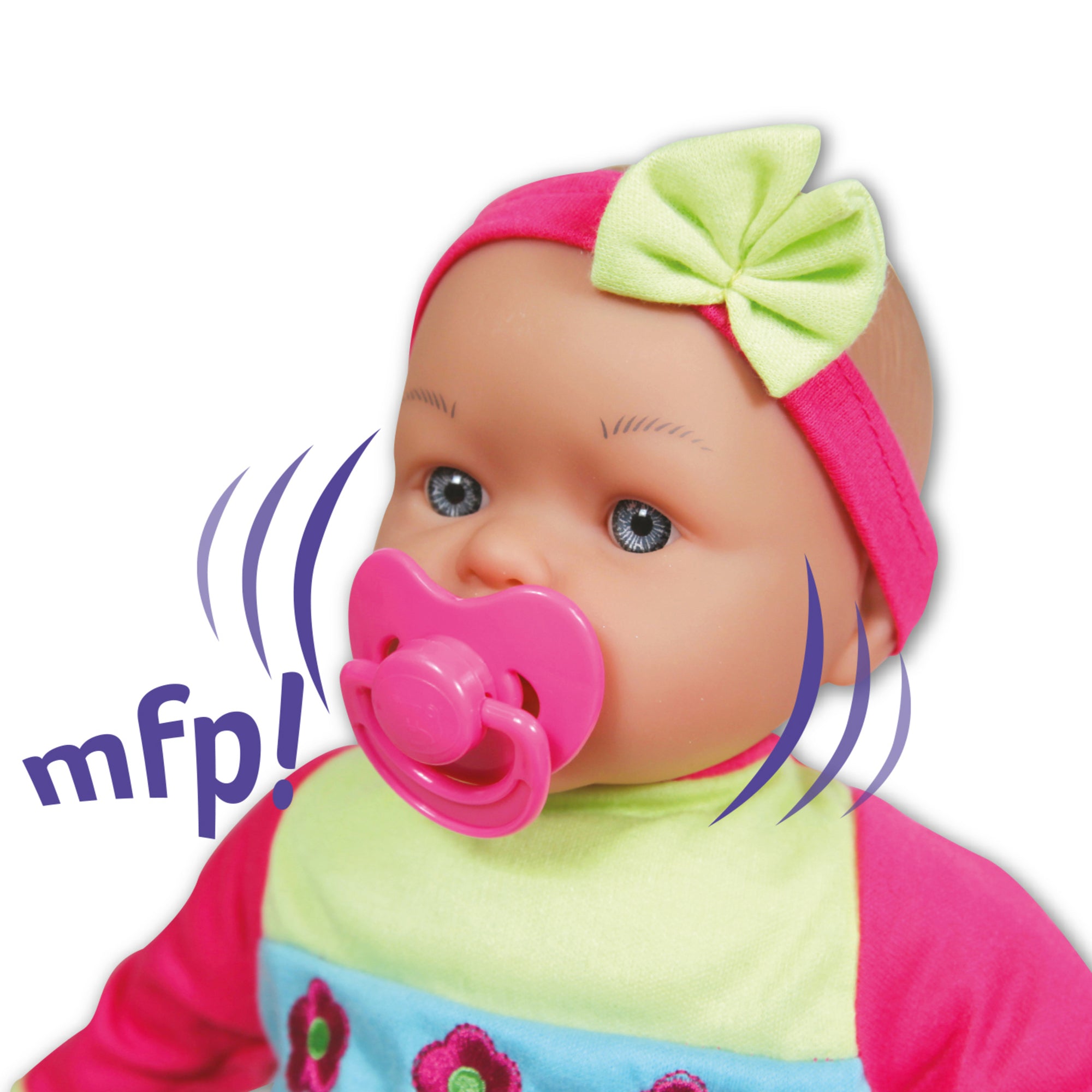 Lissi 15 inch Floral Interactive Baby Doll with Accessories - Image 3