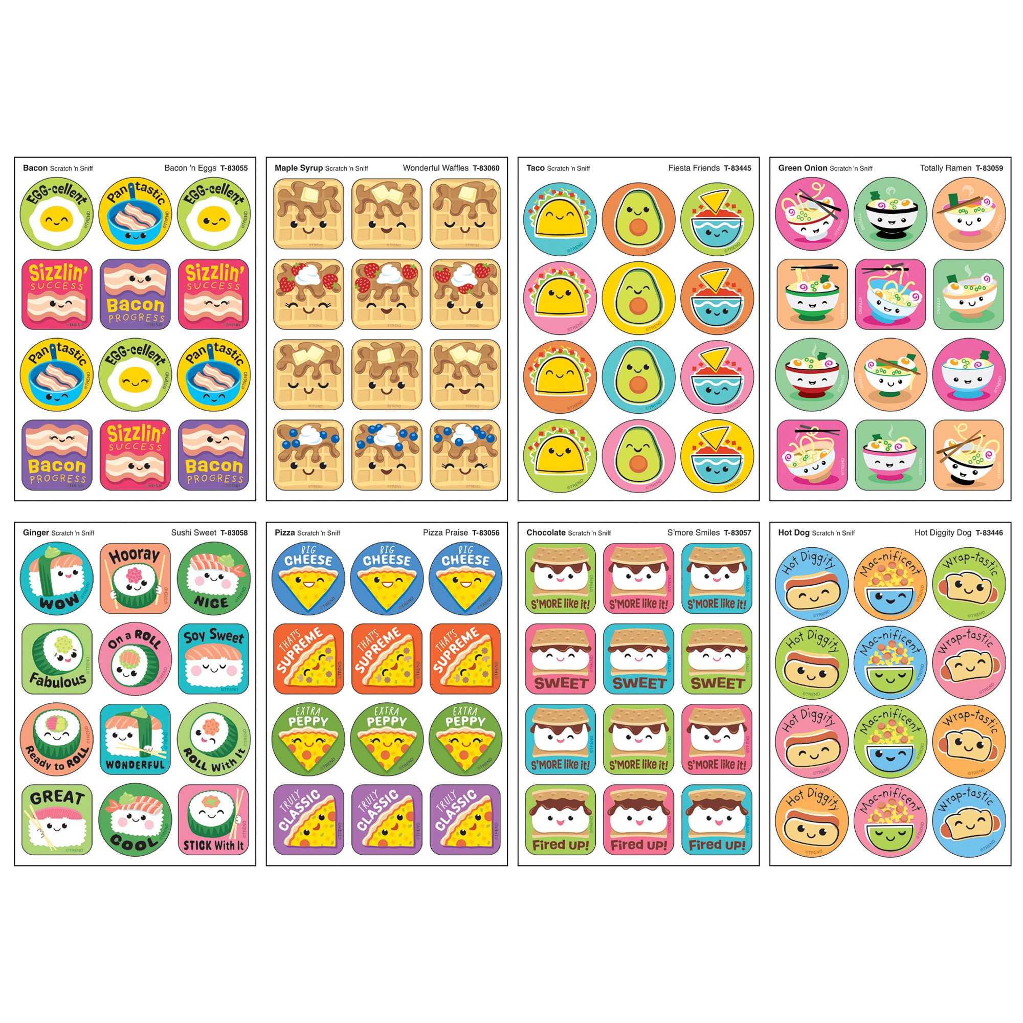 TREND Retro Food Favorites Scratch 'N Sniff Stickers - 288ct with 8 Scents - Image 3