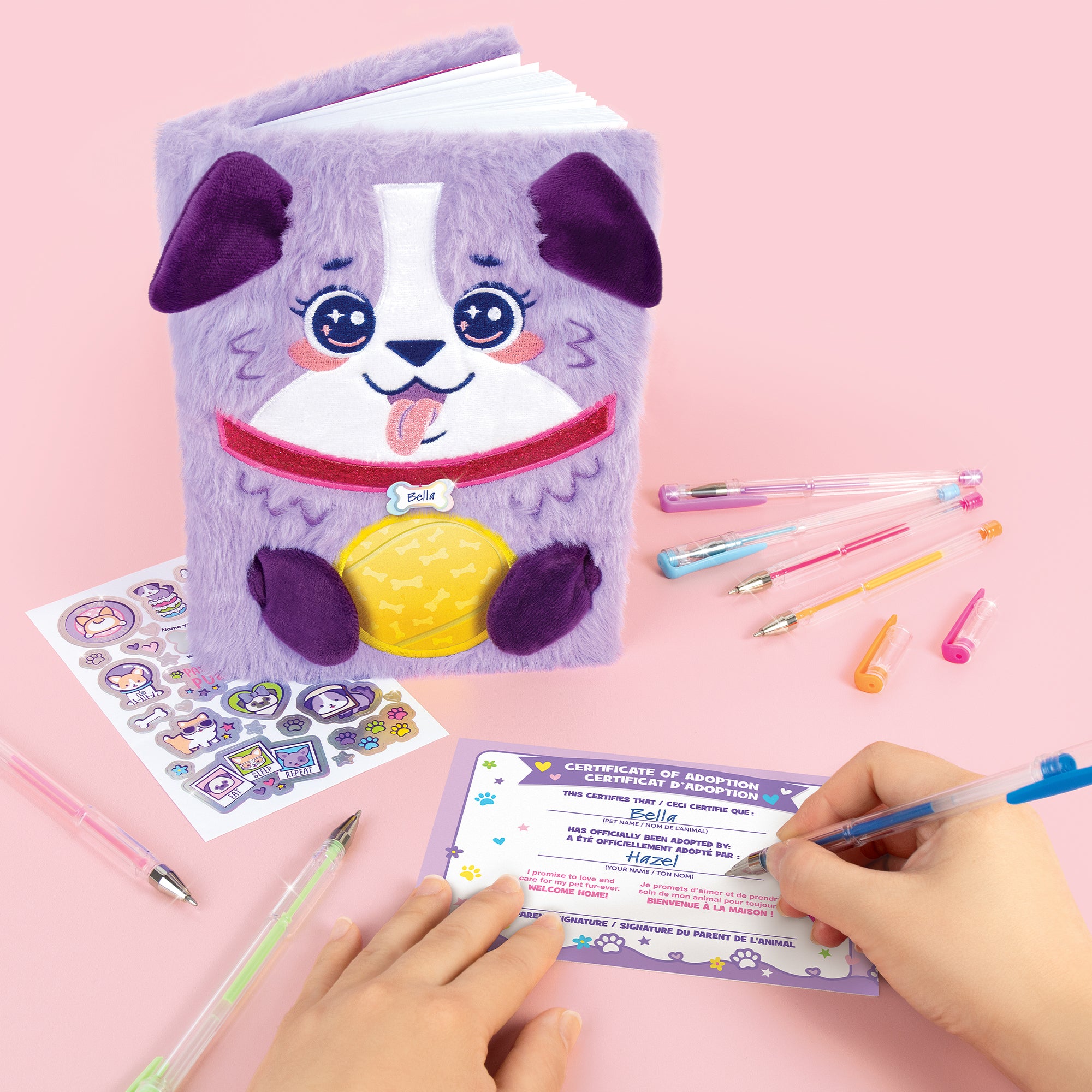 3C4G Happy Tails - Plush Dog Adoption Journal - Girls & Kids 6+ - Image 4