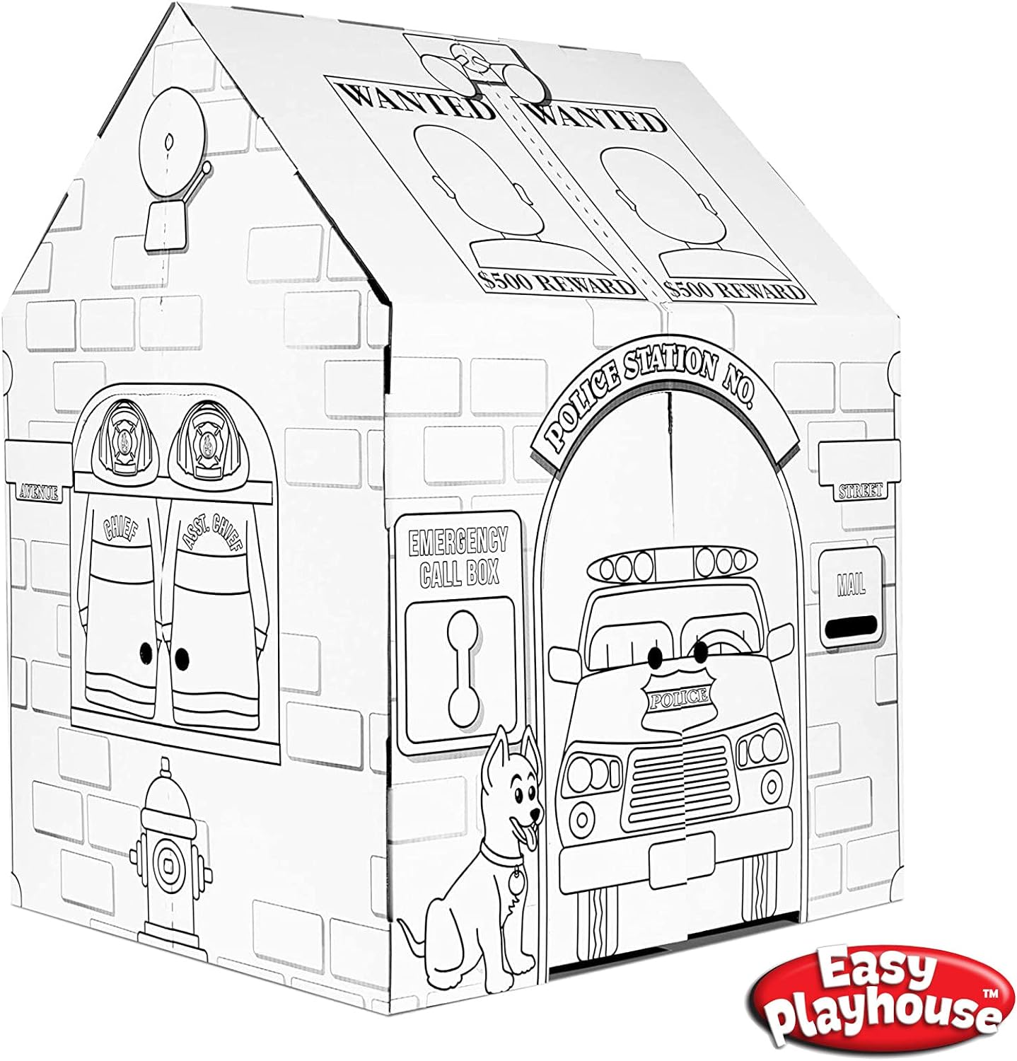 Adventure Playtime Police and Fire Station Playset - Image 5