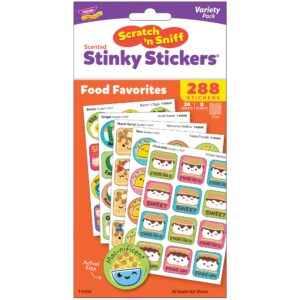 TREND Retro Food Favorites Scratch 'N Sniff Stickers - 288ct with 8 Scents