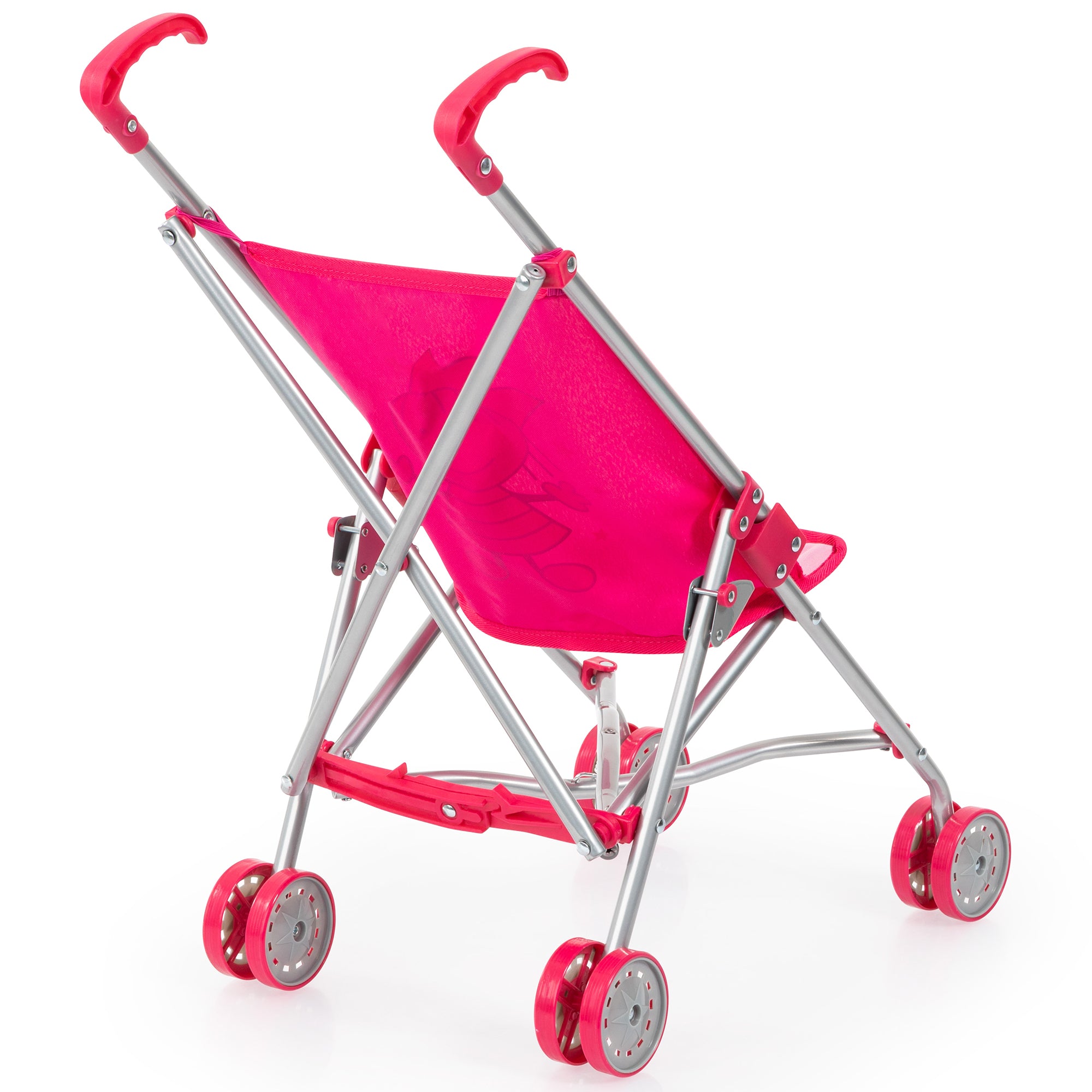 Bayer Design Princess Doll Buggy - Hot Pink, For Dolls Up To 18", Ideal for Kids Aged 3+ - Image 2