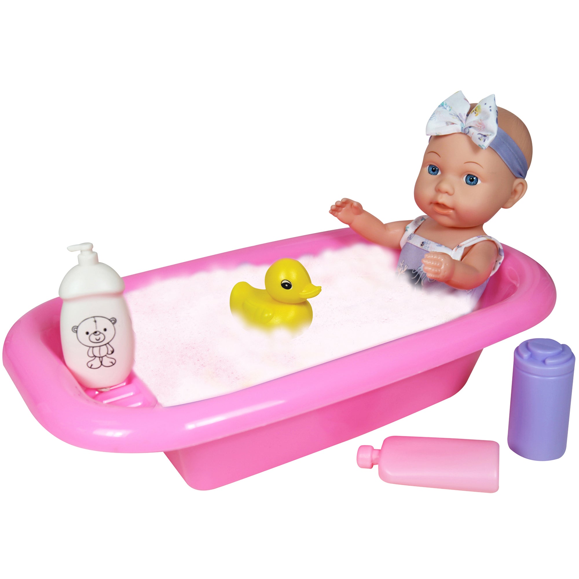Lissi Sea Adventure 12" Baby Doll Bath Tub Playset with Care Accessories - Image 5
