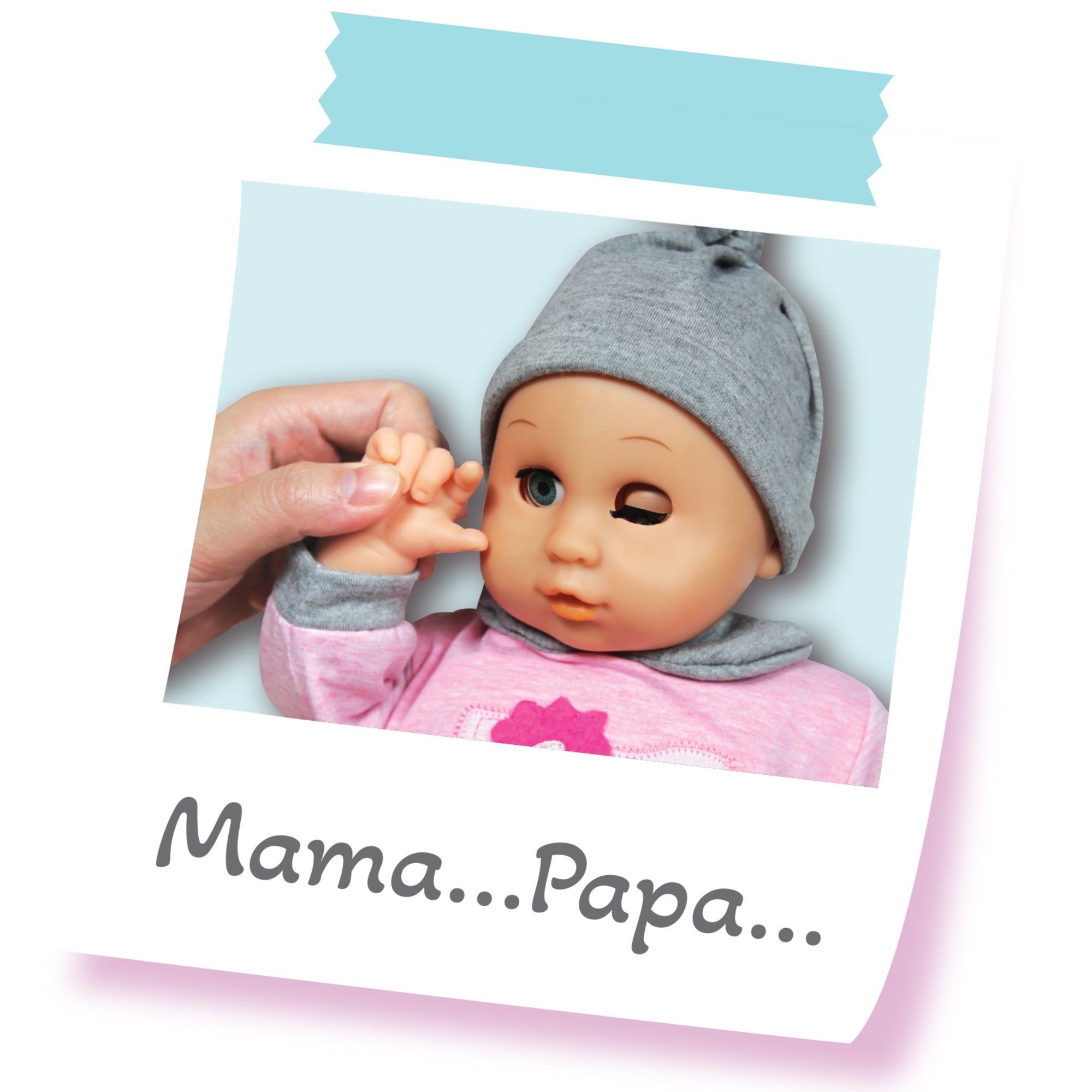 Lissi 16-inch Interactive Baby Doll Cecilia - Pink Kitty Outfit - Image 3