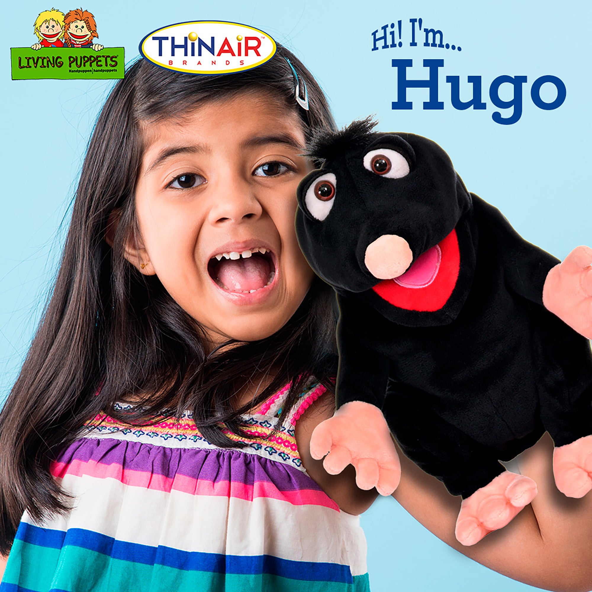 Living Puppets Hugo The Black Mole - 12" Hand Puppet for Creative Play - Image 3