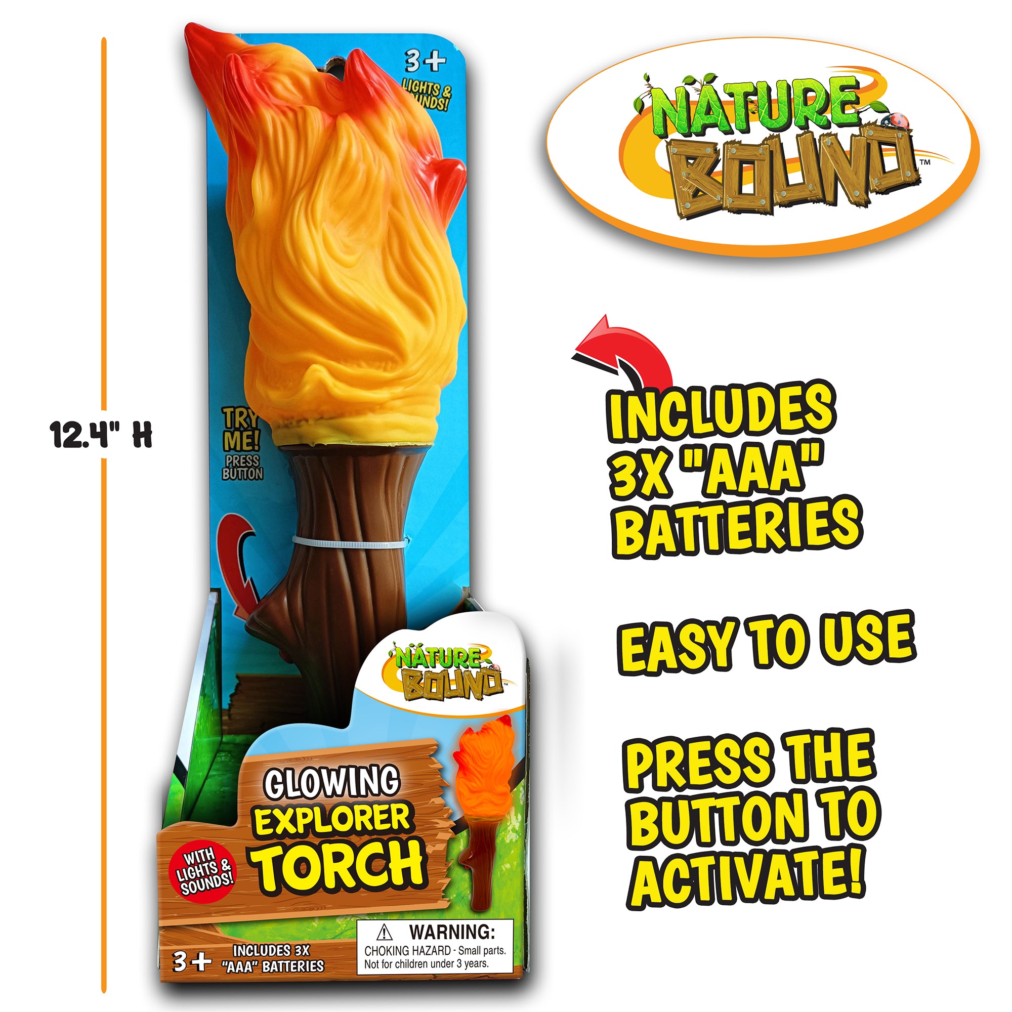 Nature Bound Glowing Explorer Torch for Kids - Fun Camping Toy - Image 3