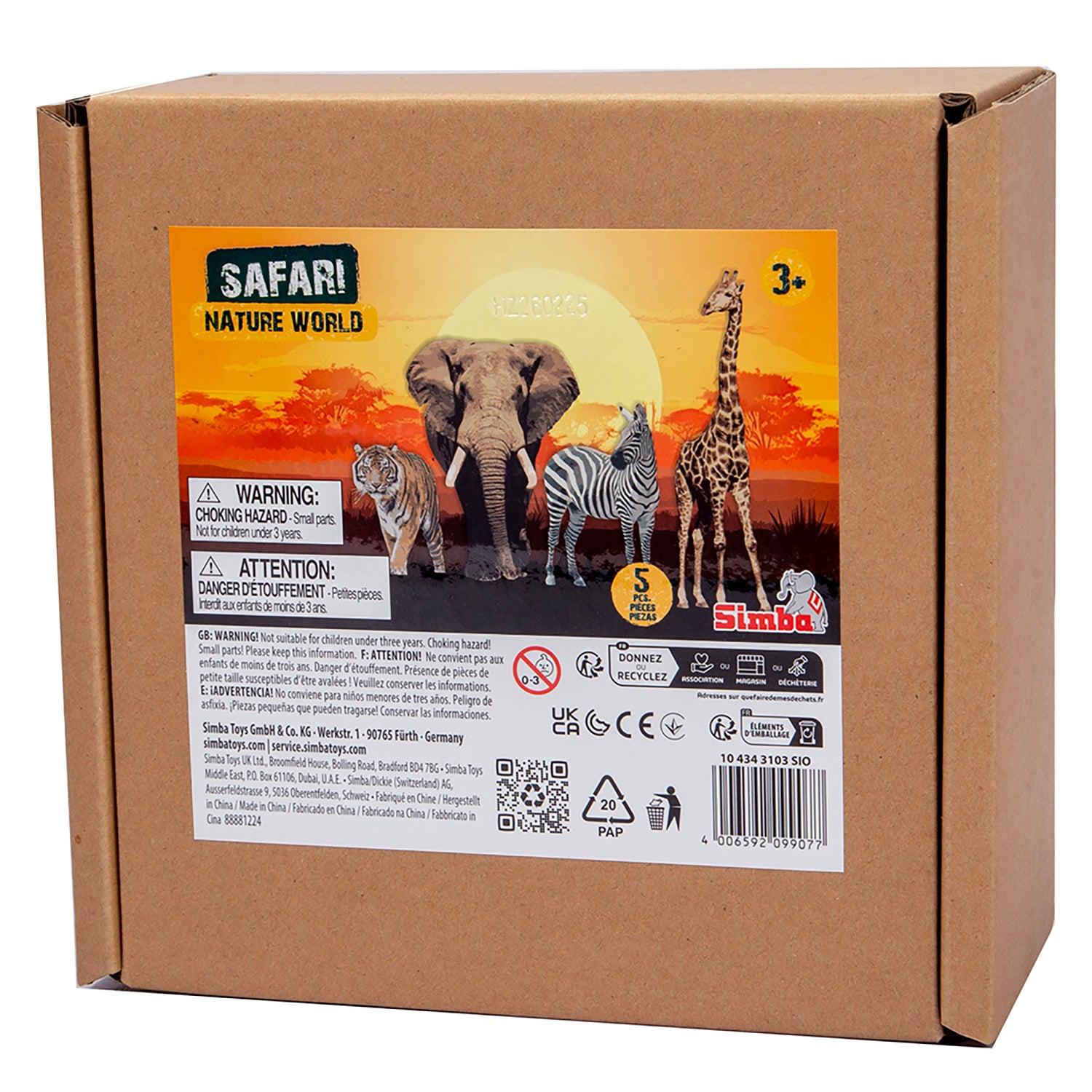 Simba Toys Safari Adventure Set - 5 Realistic Animal Figures - Image 2