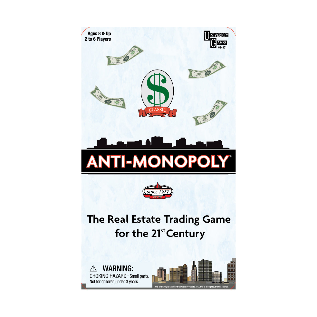 Anti-Monopoly Game Travel Edition Tin - Image 2