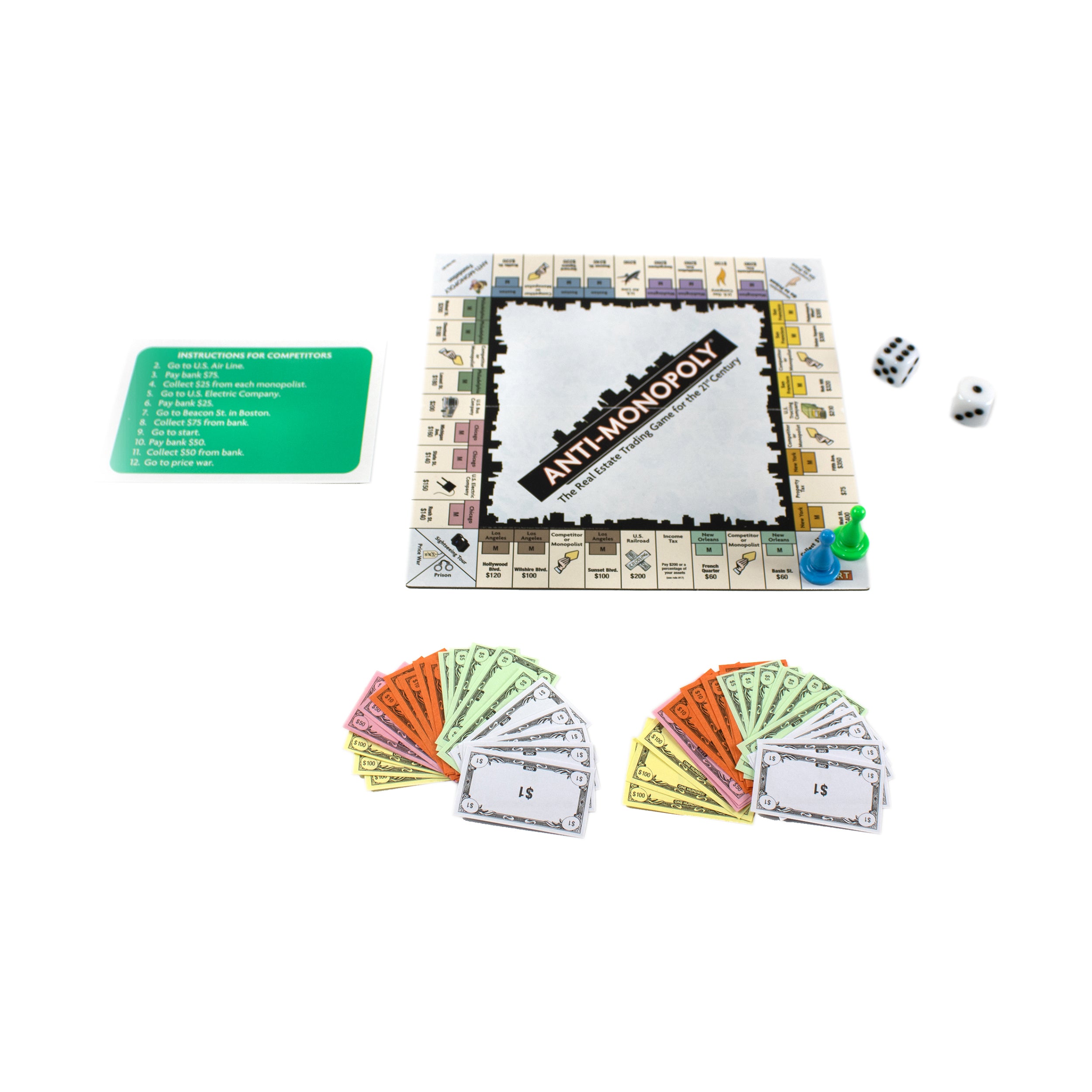 Anti-Monopoly Game Travel Edition Tin - Image 5