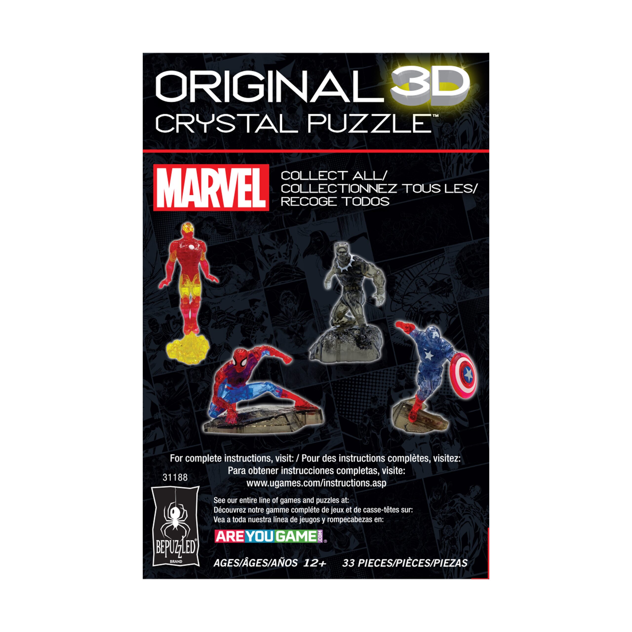 Marvel Spider-Man 3D Crystal Puzzle - 33 Piece Set - Image 3