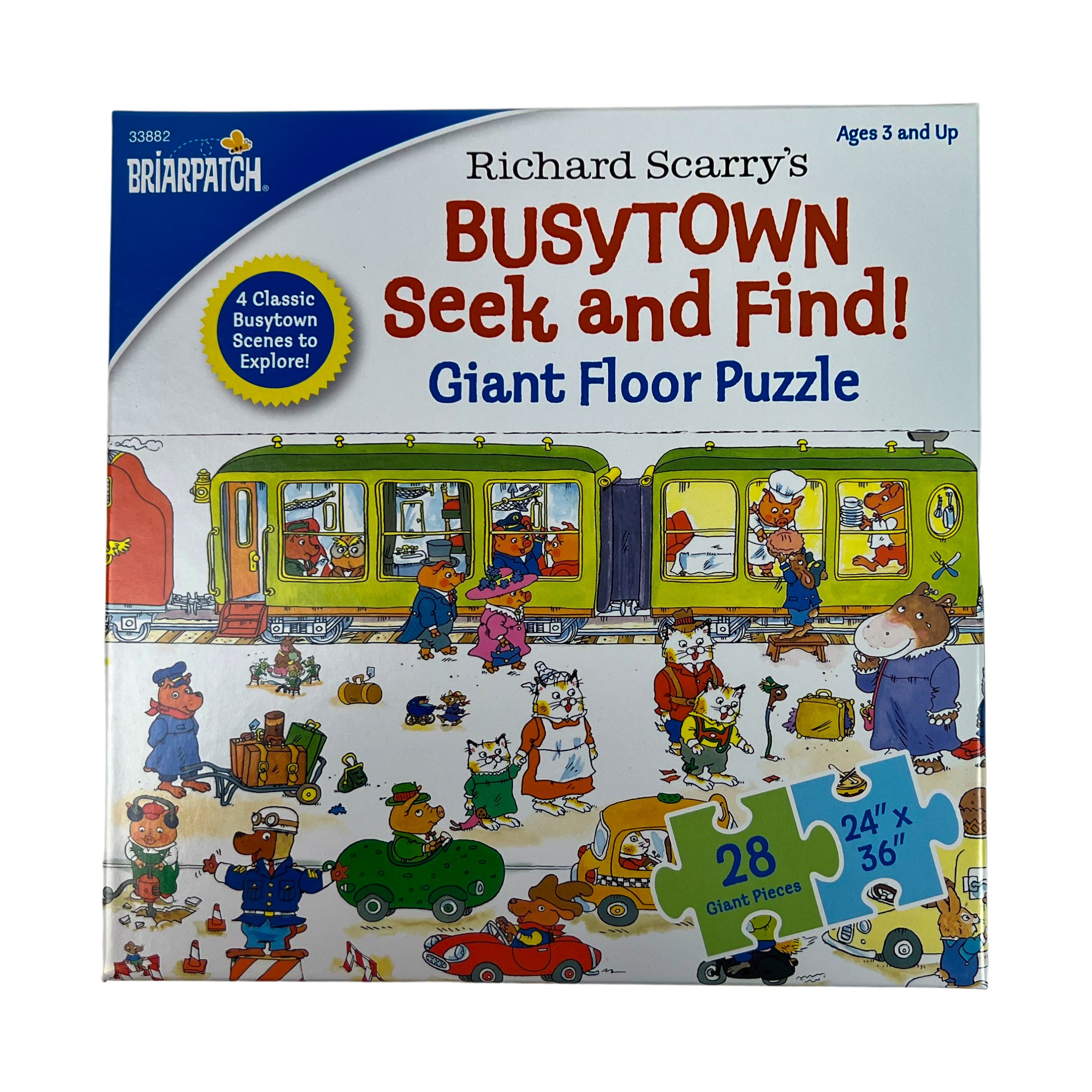 Briarpatch Richard Scarry's Busytown Seek & Find Giant Floor Puzzle - 28 pc - Image 2