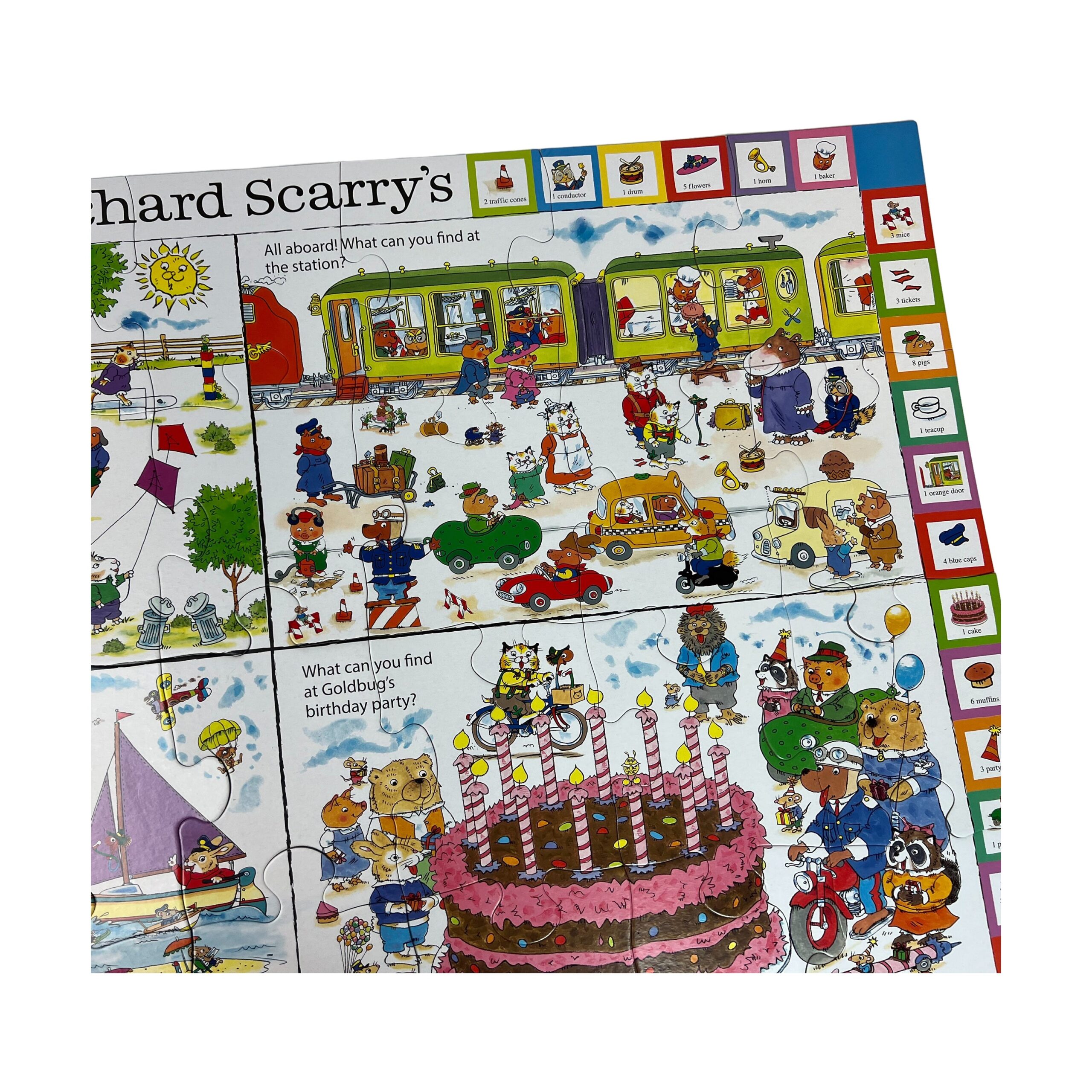 Briarpatch Richard Scarry's Busytown Seek & Find Giant Floor Puzzle - 28 pc - Image 5