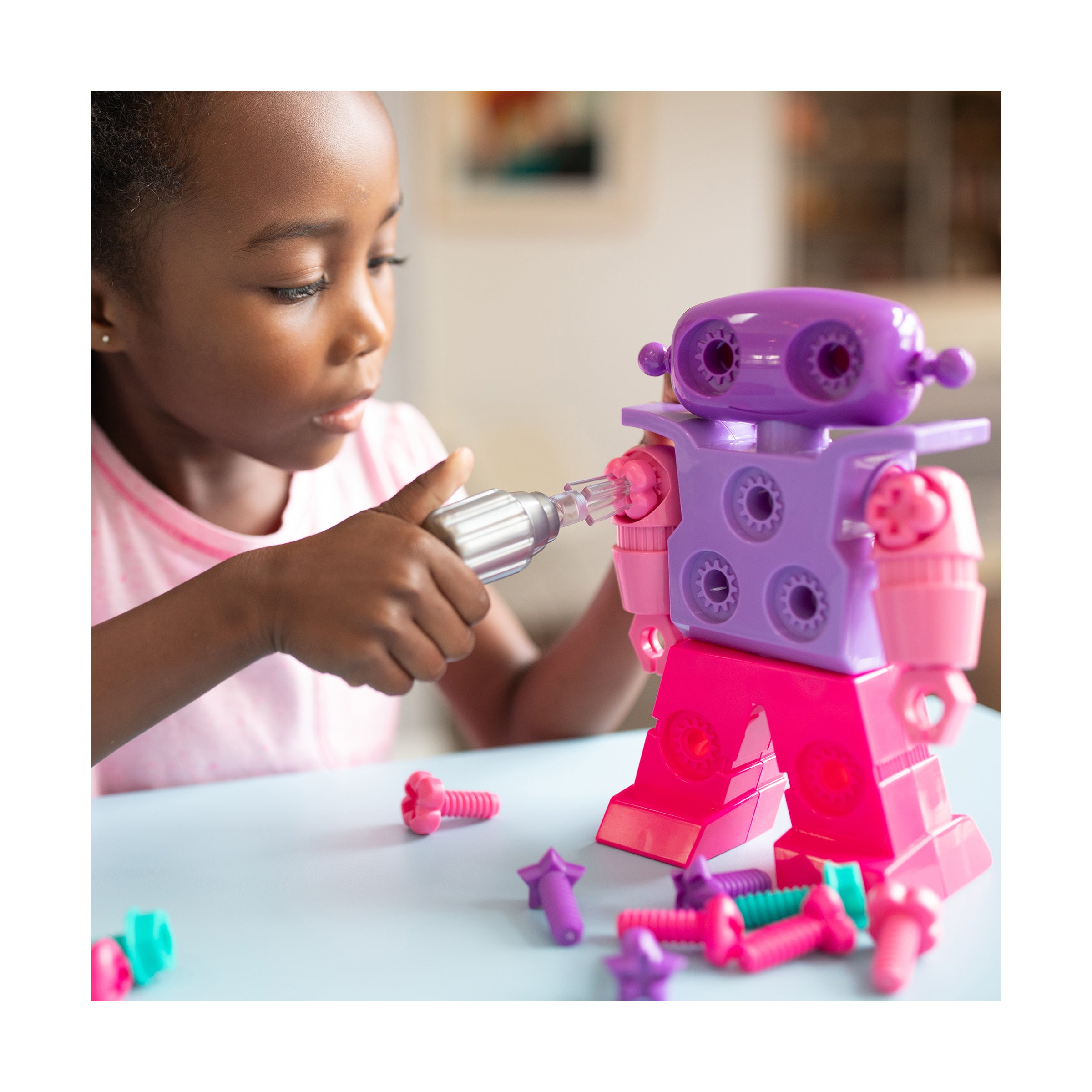 Design & Drill SparkleBot - Creative Robot Construction Kit - Image 3