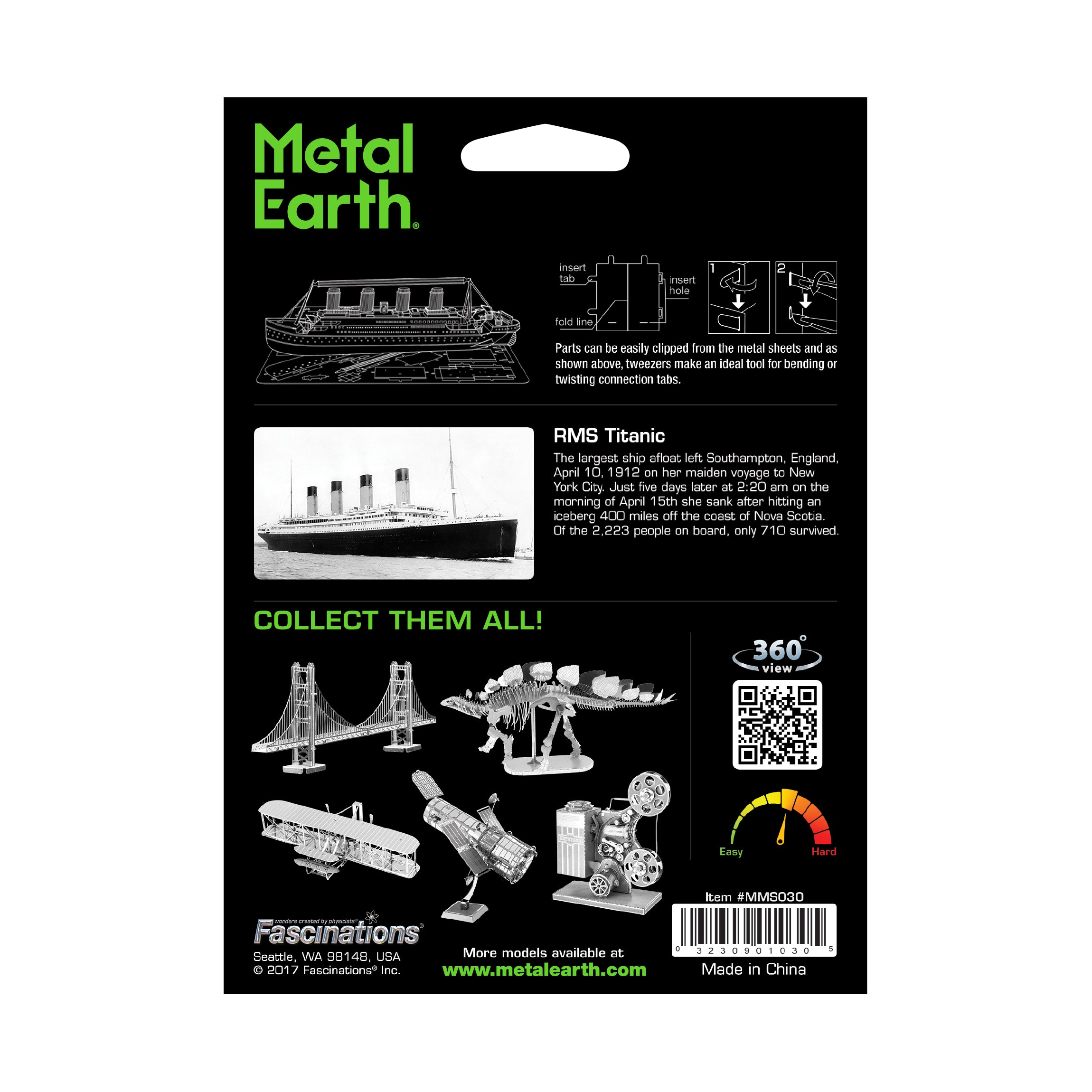 Metal Earth 3D Metal Model Kit - Titanic - Image 3
