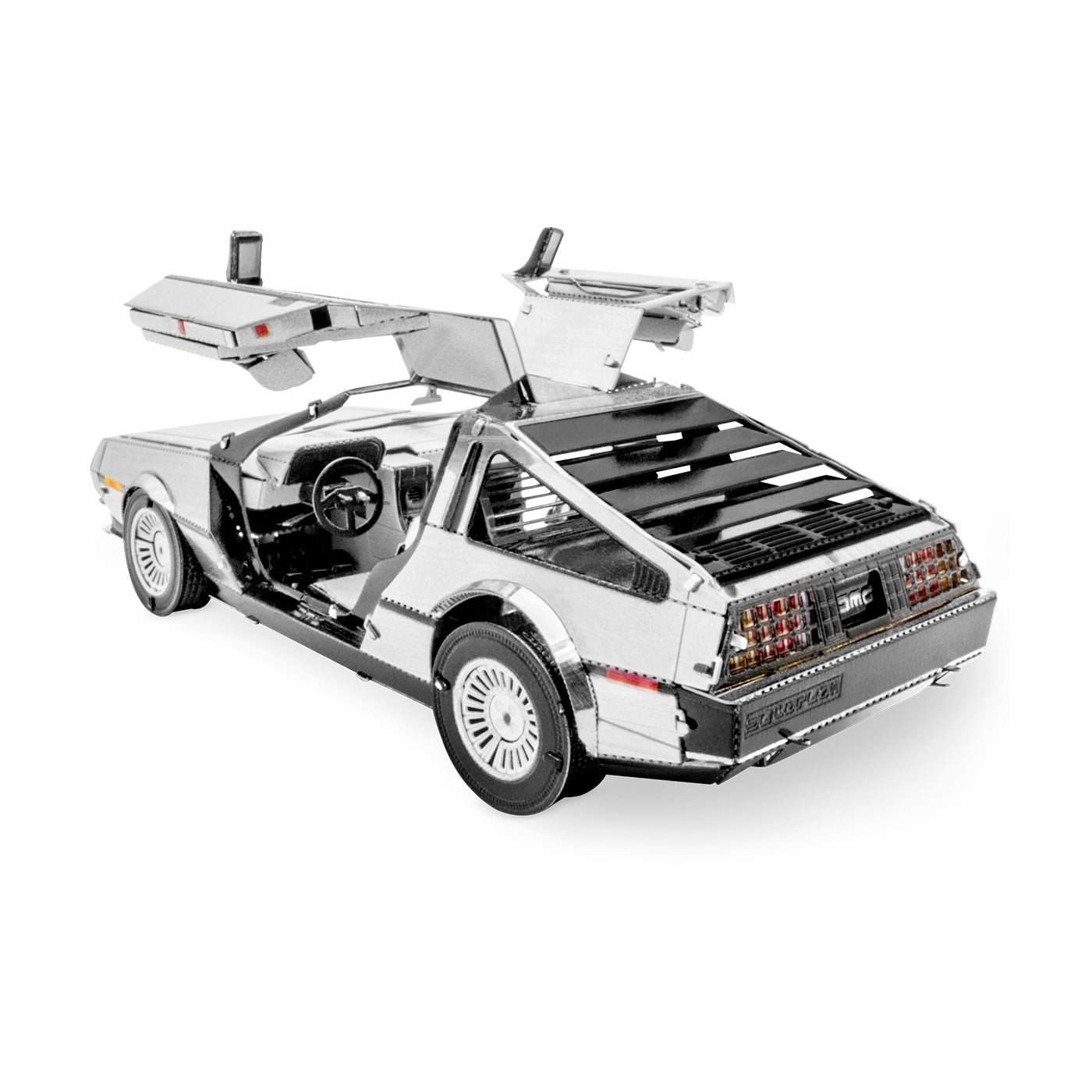 Metal Earth DeLorean Time Machine 3D Metal Model Kit - Image 2