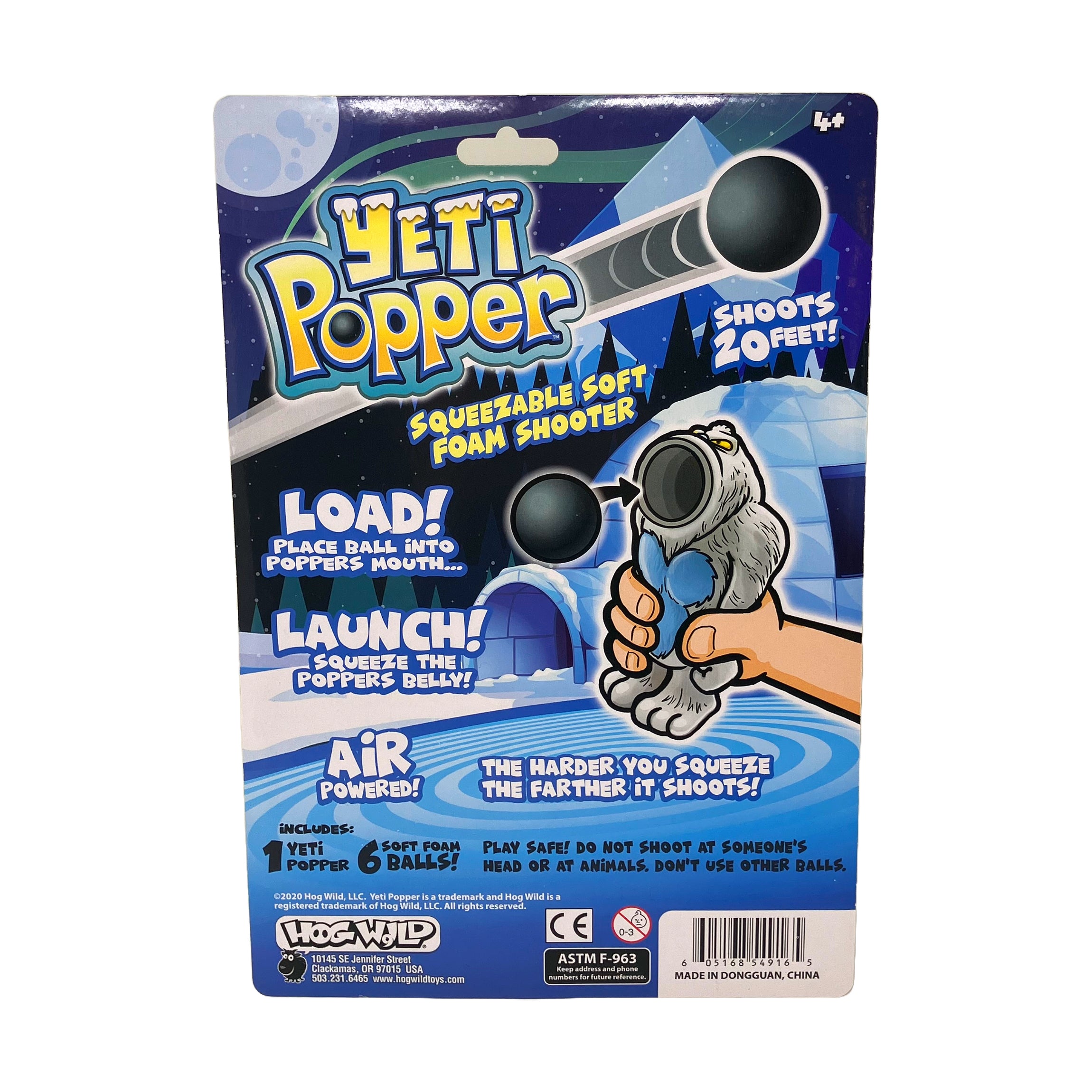 Hog Wild Yeti Popper Foam Ball Launcher - Image 2