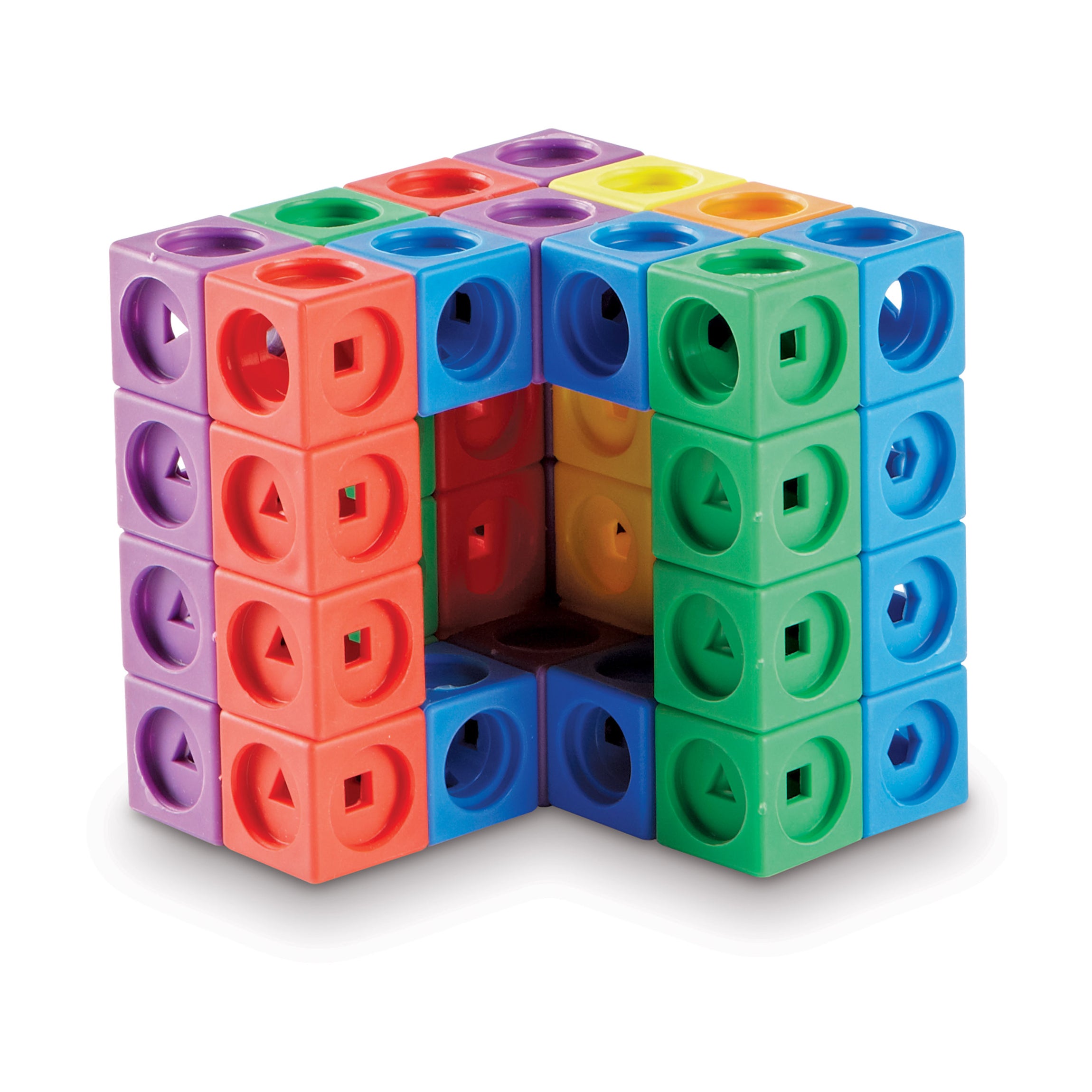 STEM Explorers MathLink Builders - Colorful Construction Cubes - Image 2