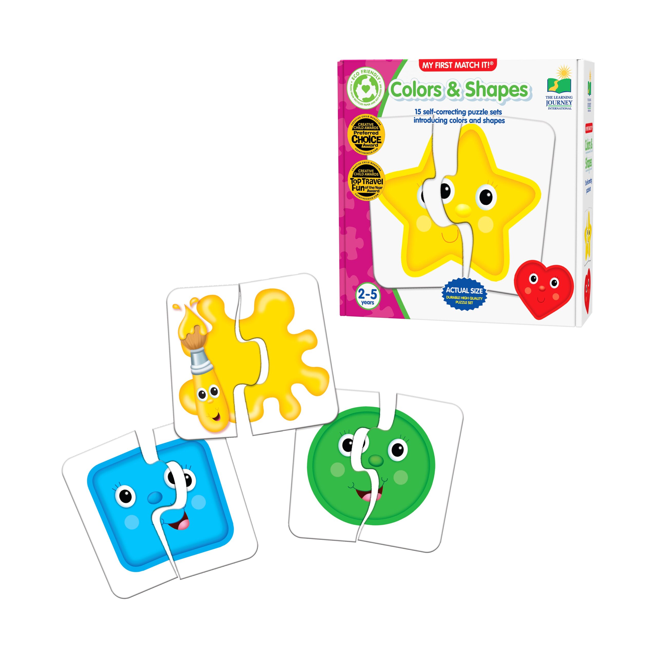 My First Match It! - Colors & Shapes - Puzzle Pairing Game for Toddlers - Image 3