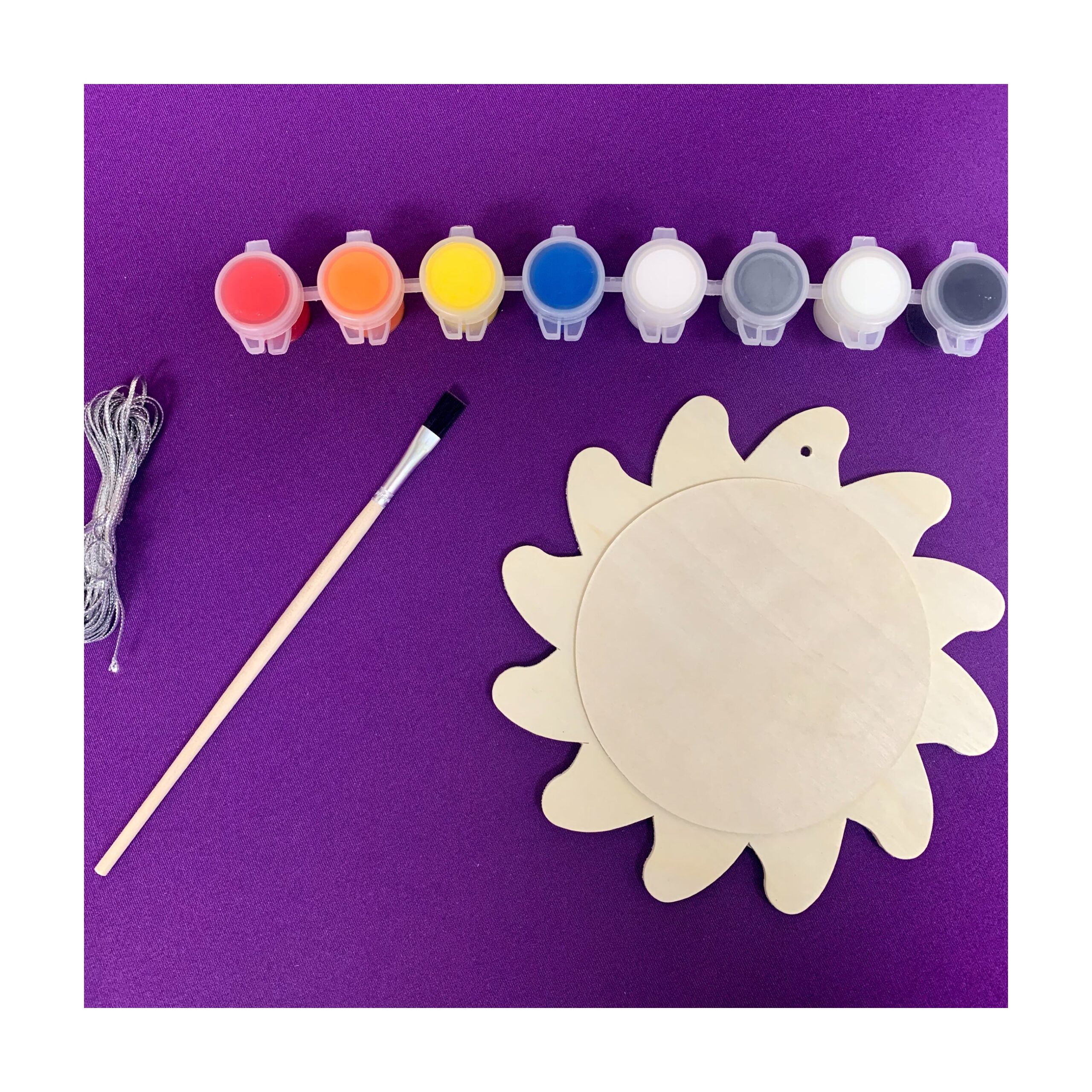 Works of Ahhh... NASA Solar System Mobile Wood Paint Kit - Image 4