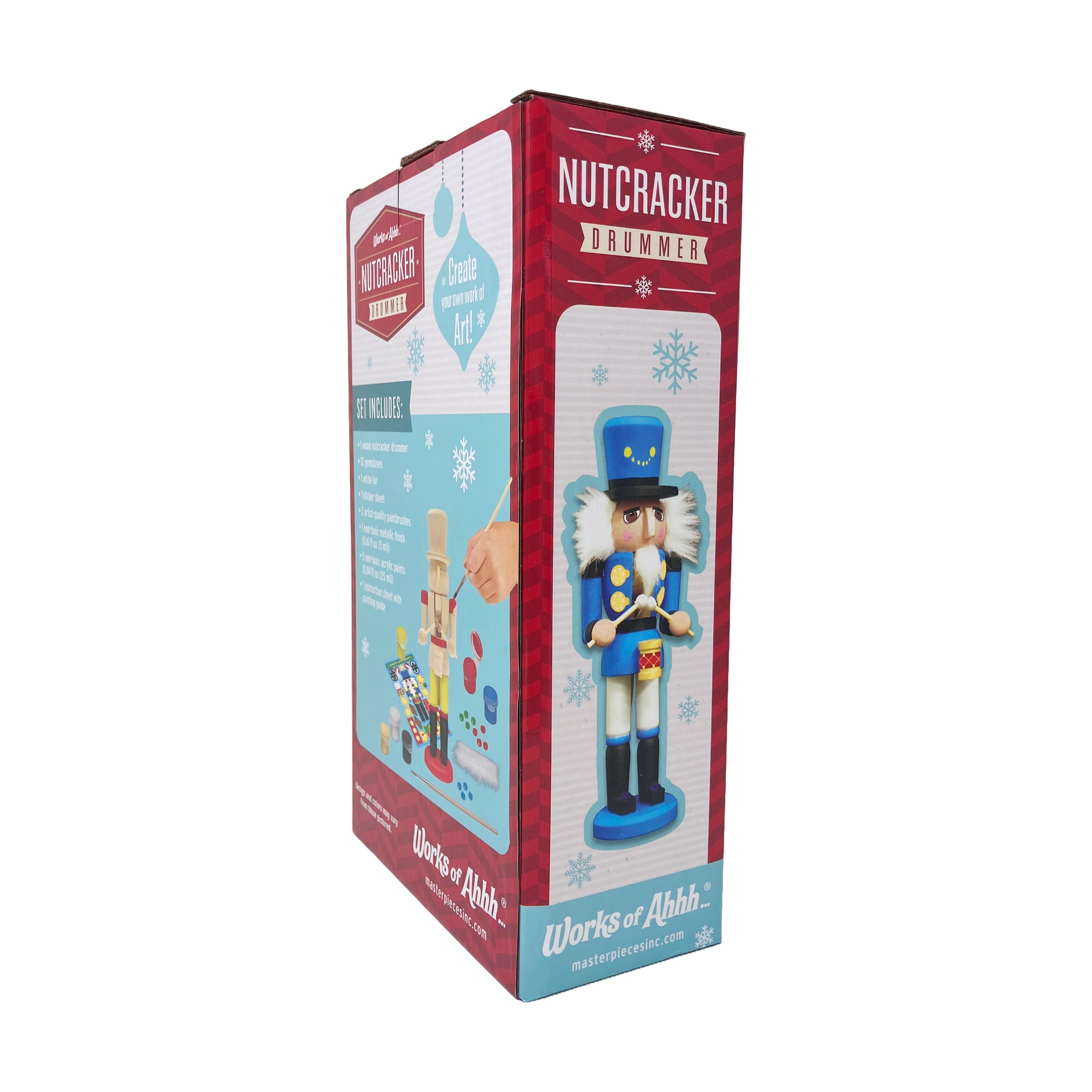 Works of Ahhh Nutcracker Drummer Wood Paint Kit - Craft Set - Image 5