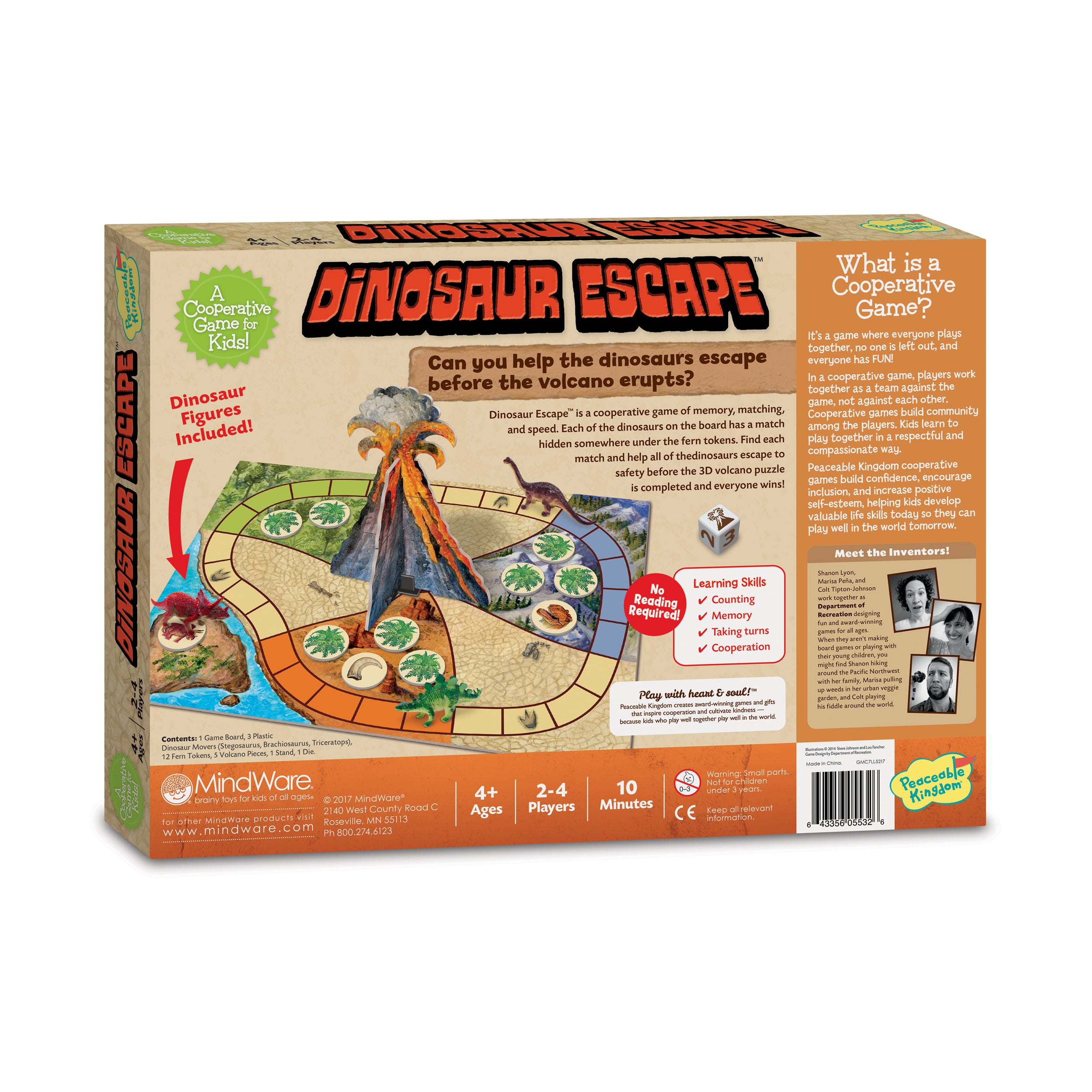 Dinosaur Escape Cooperative Board Game for Kids - Image 2