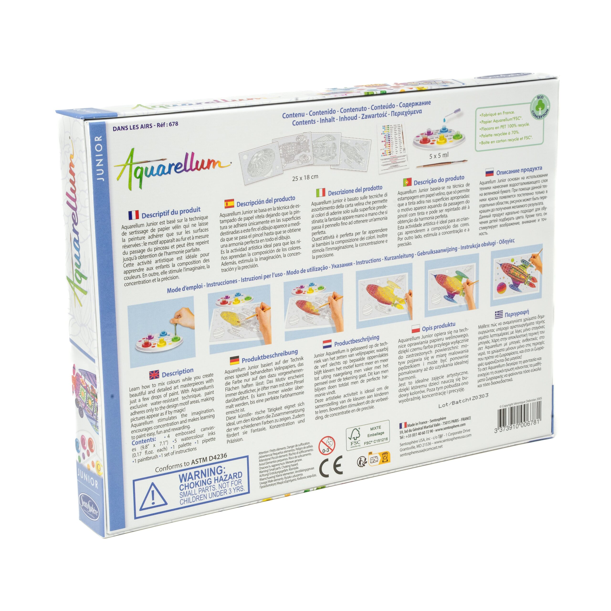 Aquarellum Junior In the Air Watercolor Craft Kit - Image 2