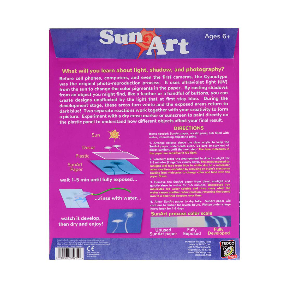 SunArt Creative Blue Print Science Kit 8x10 Set - Image 2