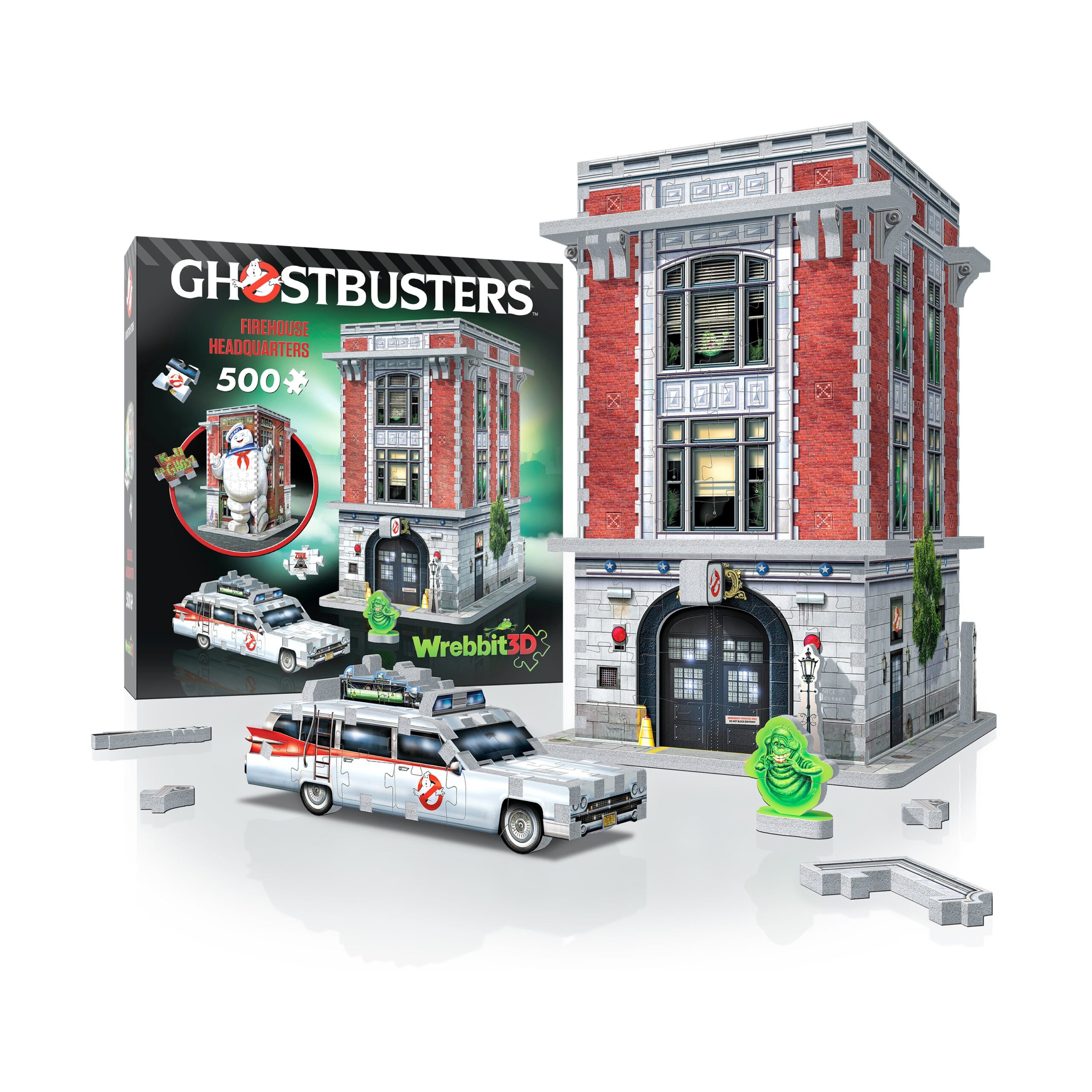 Ghostbusters 3D Firehouse Headquarters Jigsaw Puzzle - 500 pc - Image 3