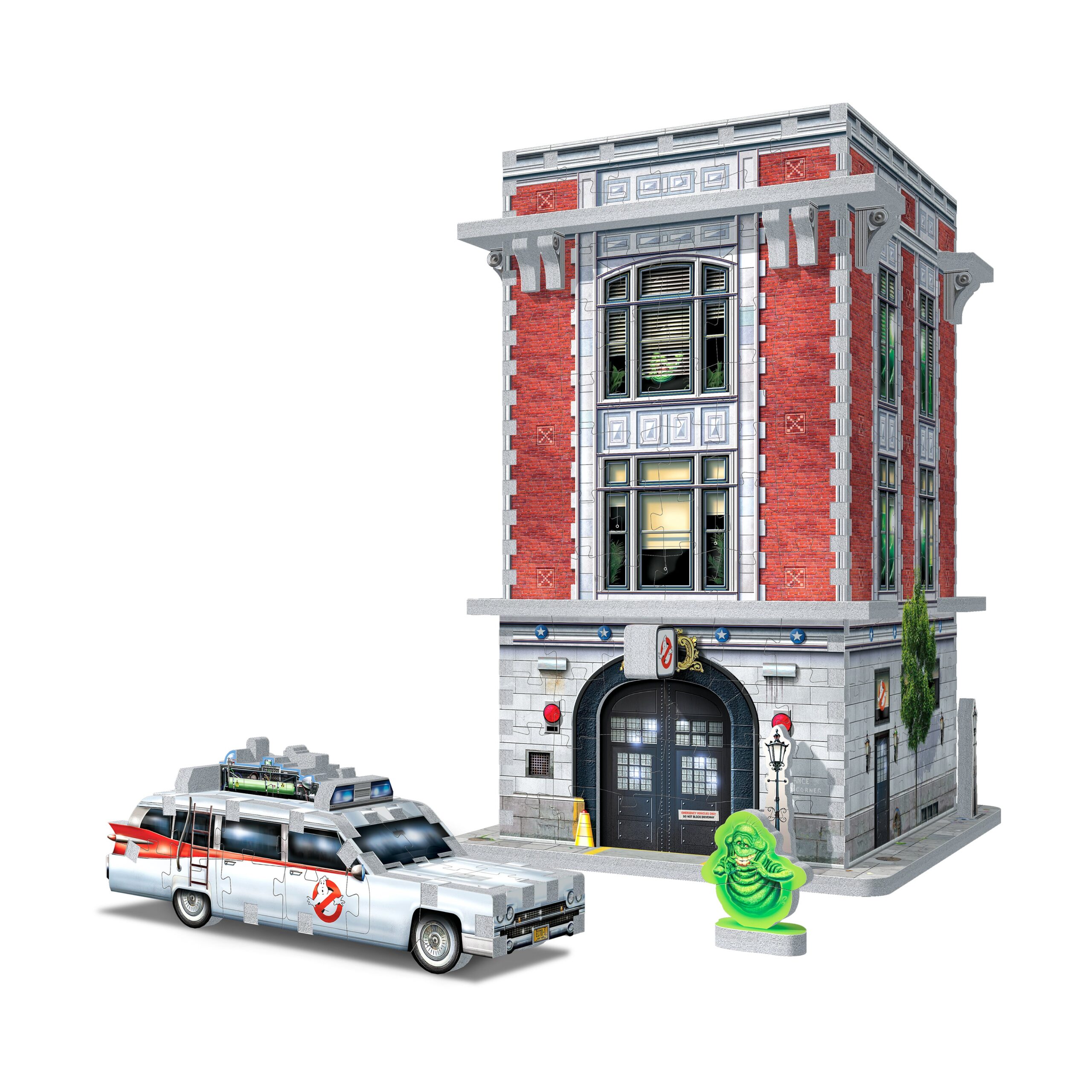 Ghostbusters 3D Firehouse Headquarters Jigsaw Puzzle - 500 pc - Image 4