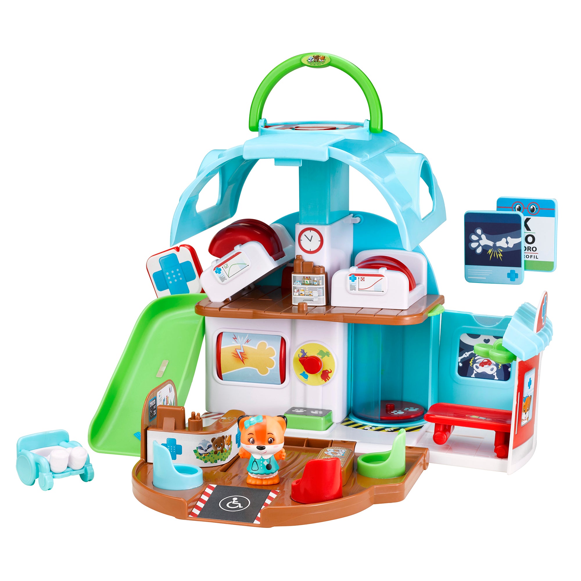 Timber Tots Care Center Medical Playset with Fox Figurine - Image 2