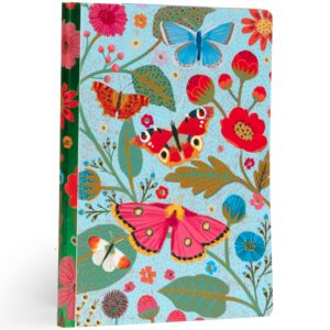 eeBoo Piece & Love Luxe Journal - Butterflies - Gilded 112pg Notebook