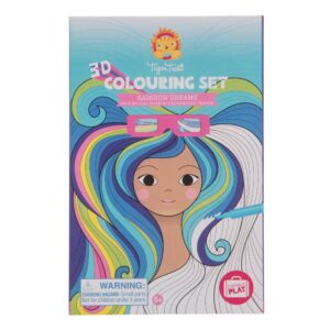 Tiger Tribe 3D Coloring Set - Rainbow Dreams - Activity Set for Kids