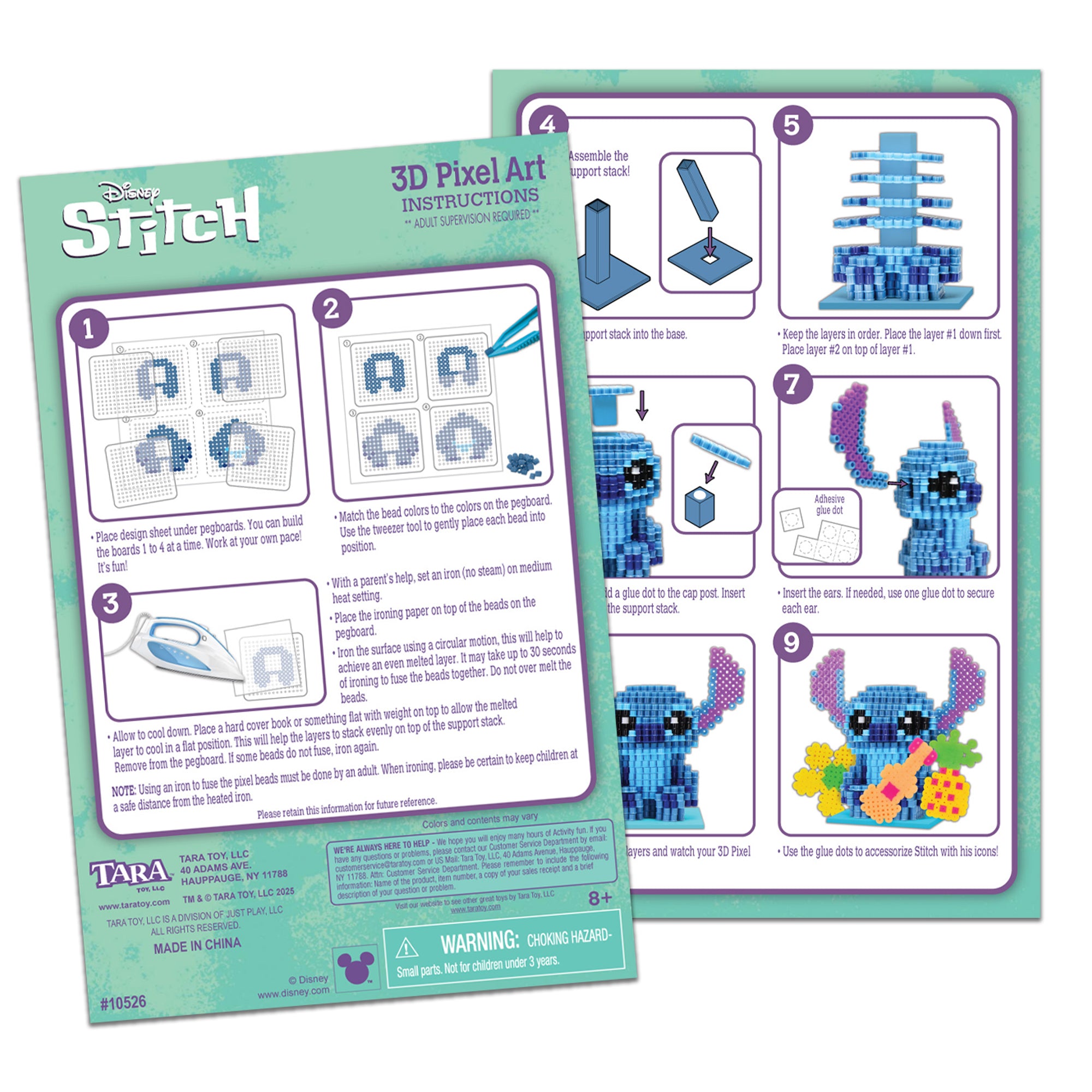 Disney Stitch 3D Pixel Art Adventure Set - 2500 Beads - Image 2